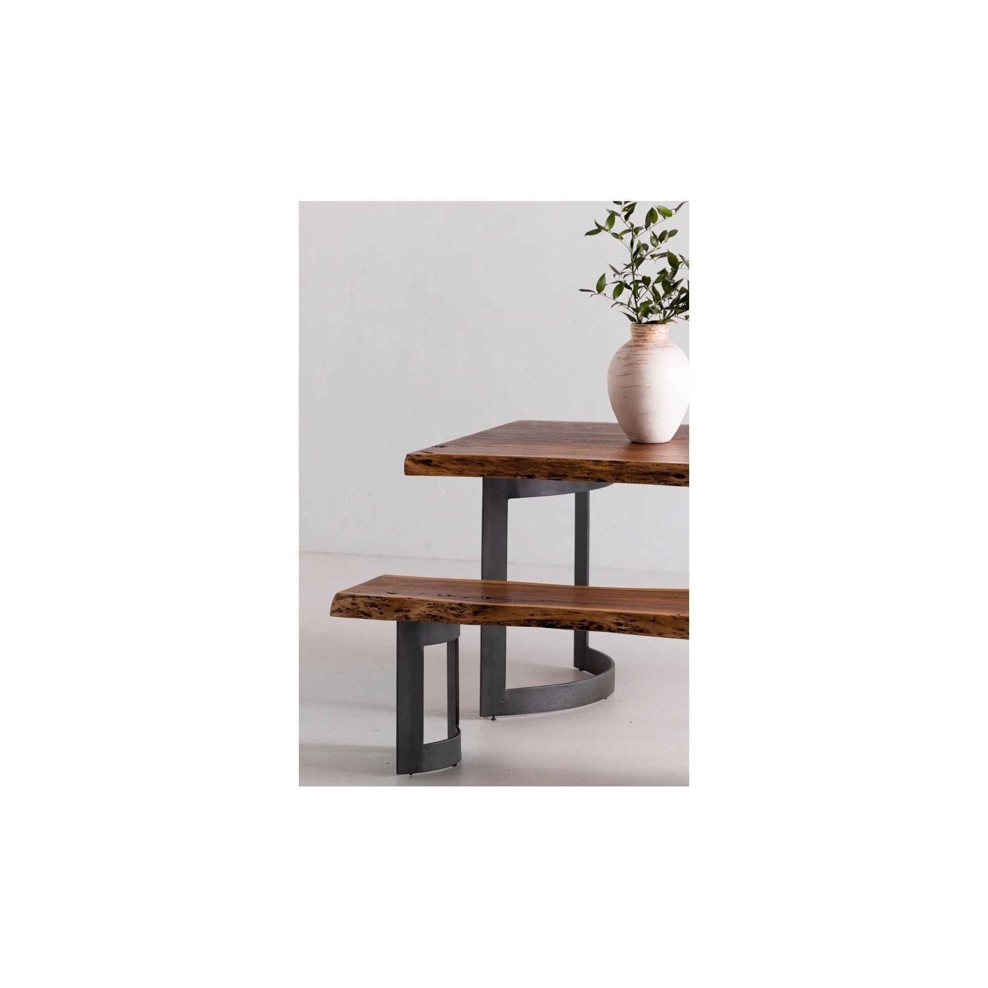 Moe's Home Bent Bench Extra Small Brown - Image 2