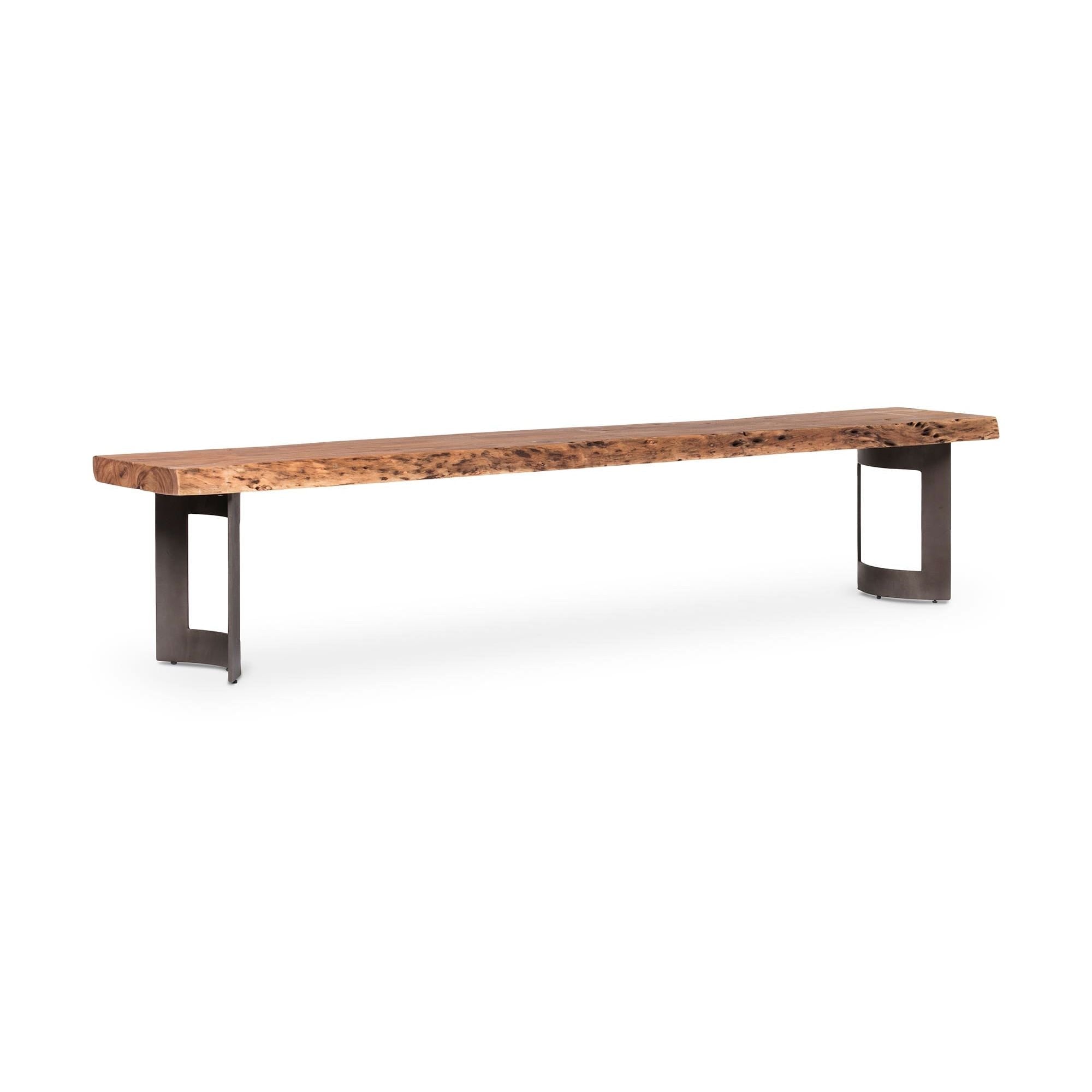 Moe's Home Bent Bench Extra Small Brown - Image 3