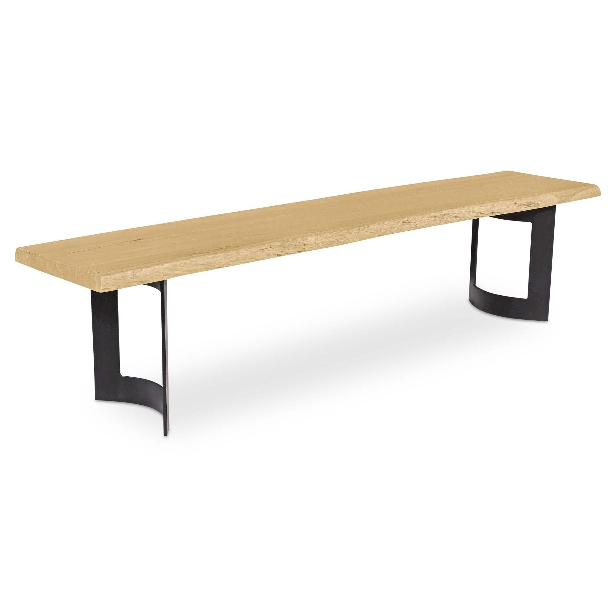 Moe's Home Bent Bench Extra Small Oak - Image 3