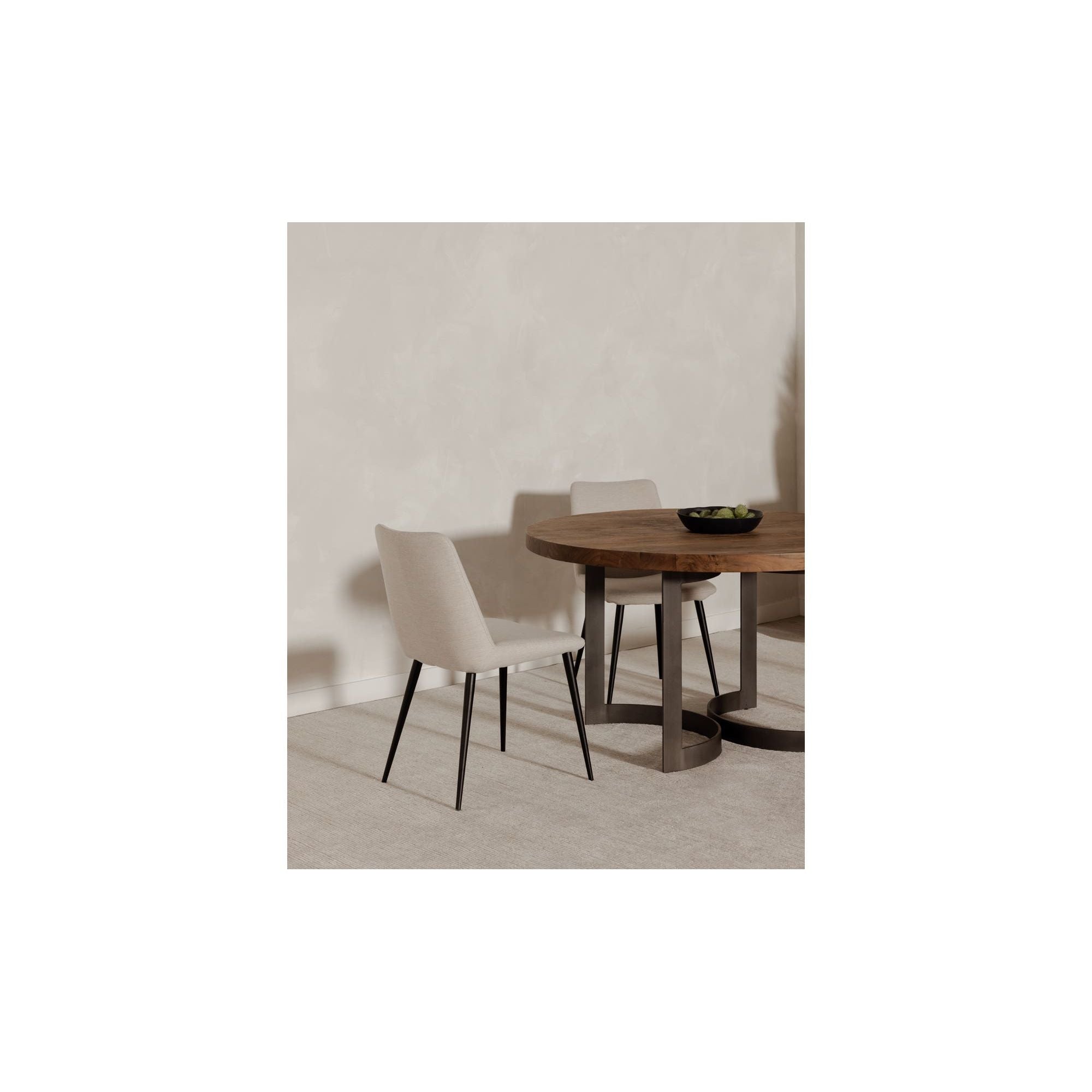Moe's Home Bent Round Dining Table 54In Brown - Image 3