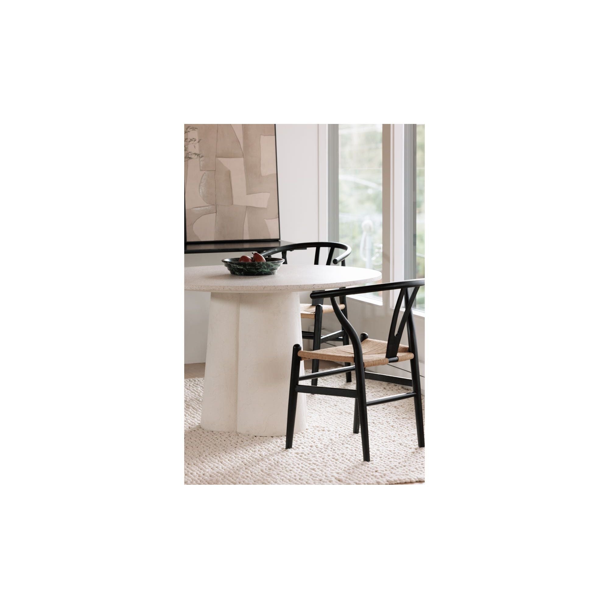 Moe's Home Mono Dining Table White - Image 3