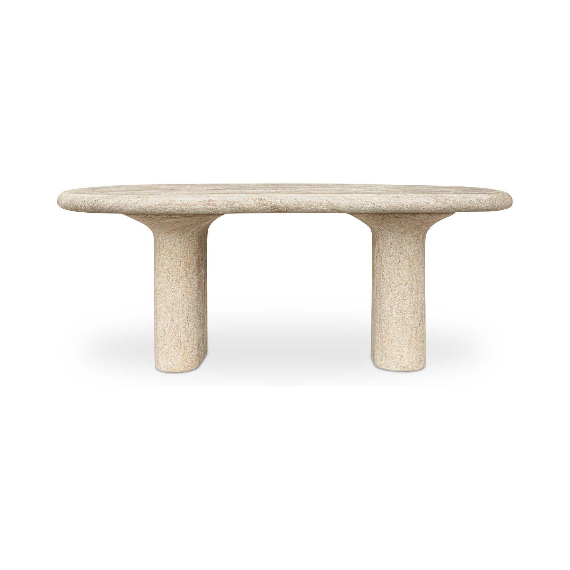 Moe’s Home Warby Outdoor Dining Table Beige