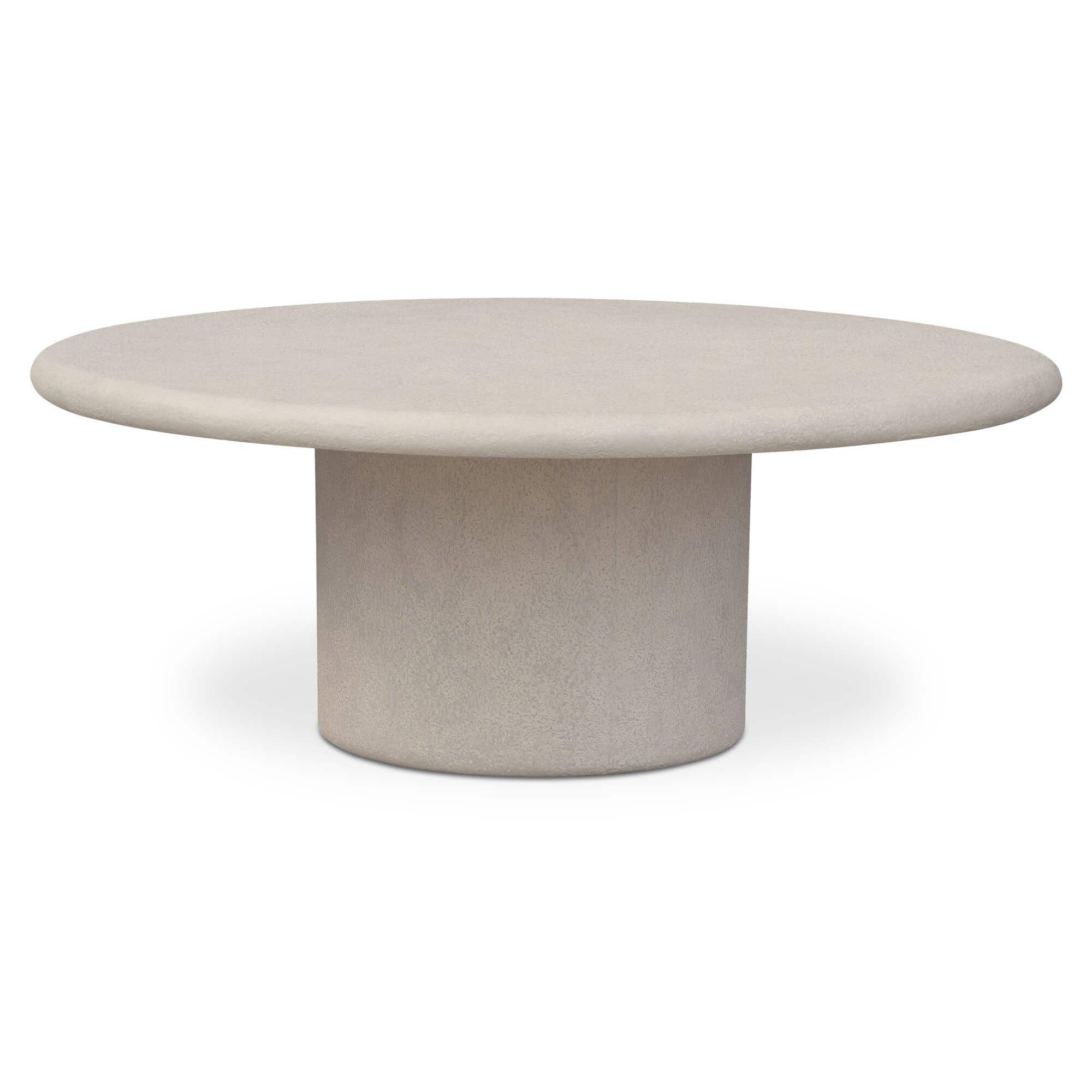 Moe's Home Frida Outdoor Dining Table Cream - Image 1