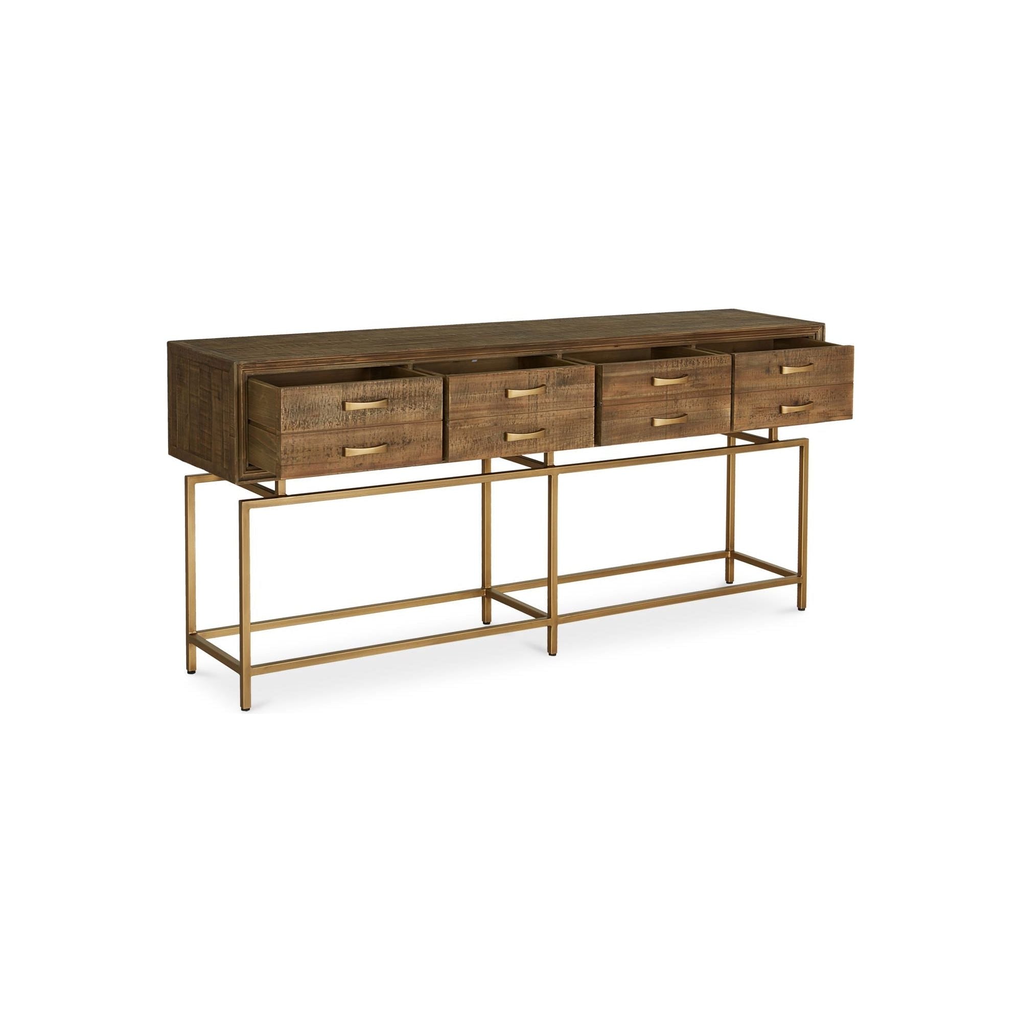 Moe’s Home Collection Annecy Reclaimed Wood Console Table - Image 2