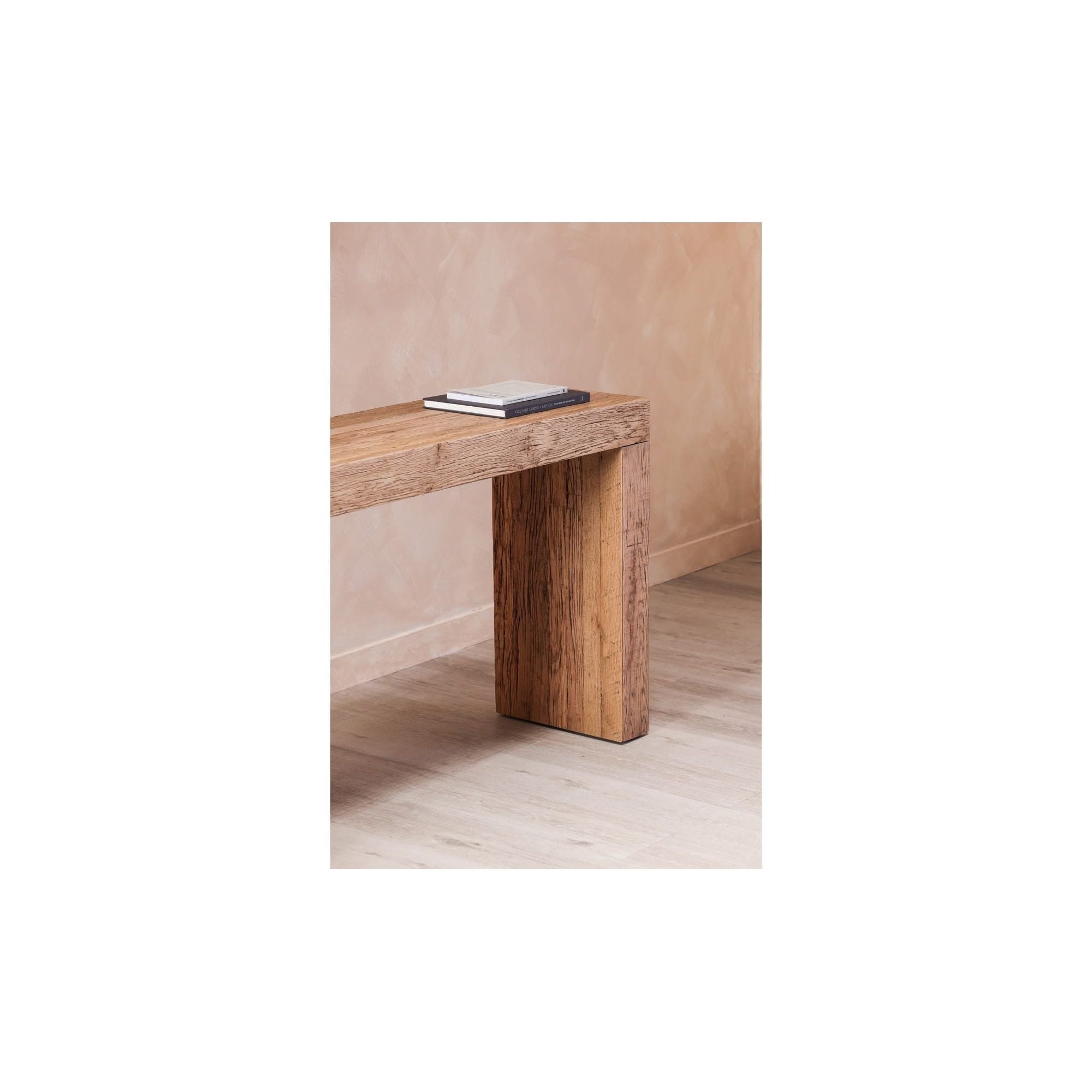 Moe’s Home Collection Evander Natural Reclaimed Wood Console Table - Image 3