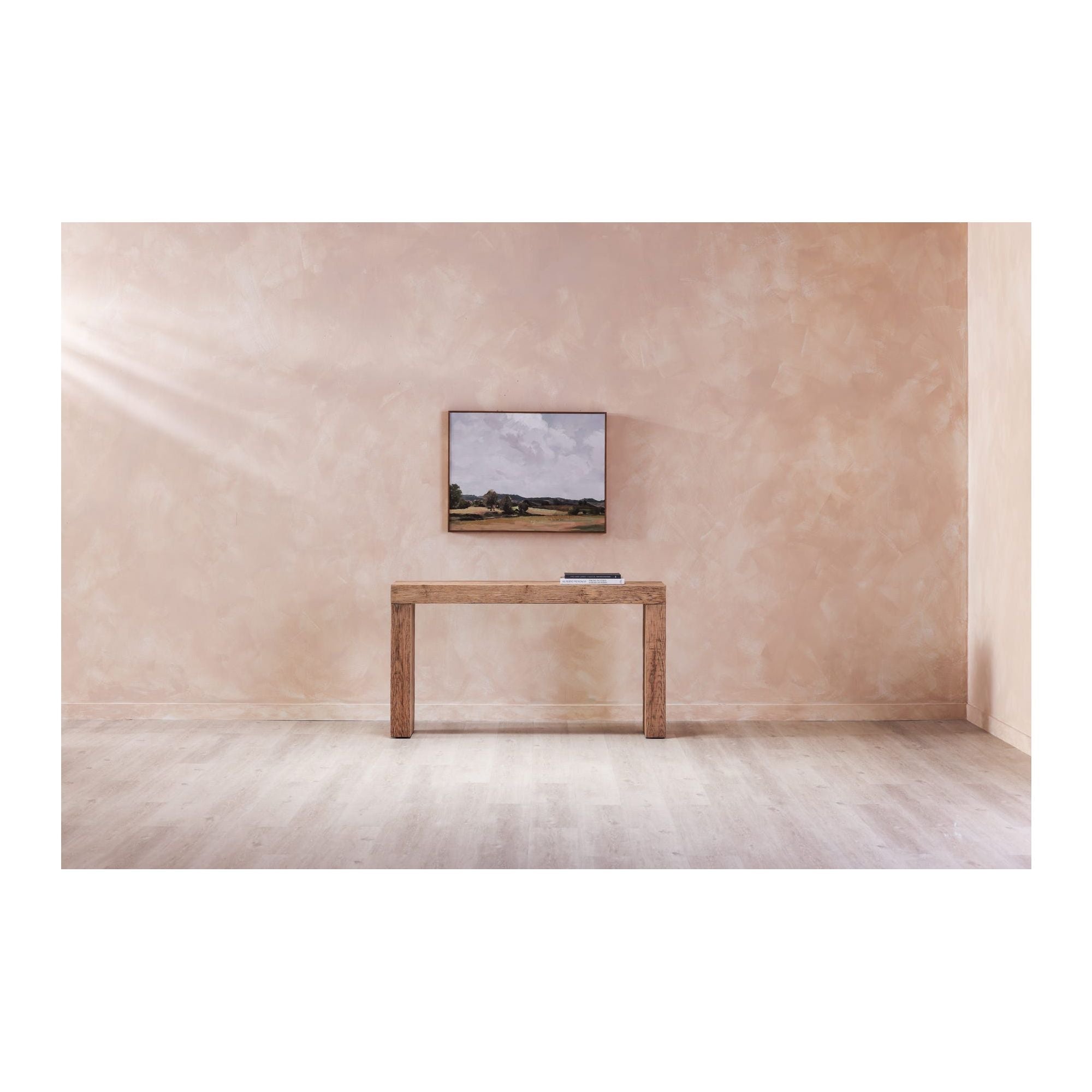 Moe’s Home Collection Evander Natural Reclaimed Wood Console Table - Image 2