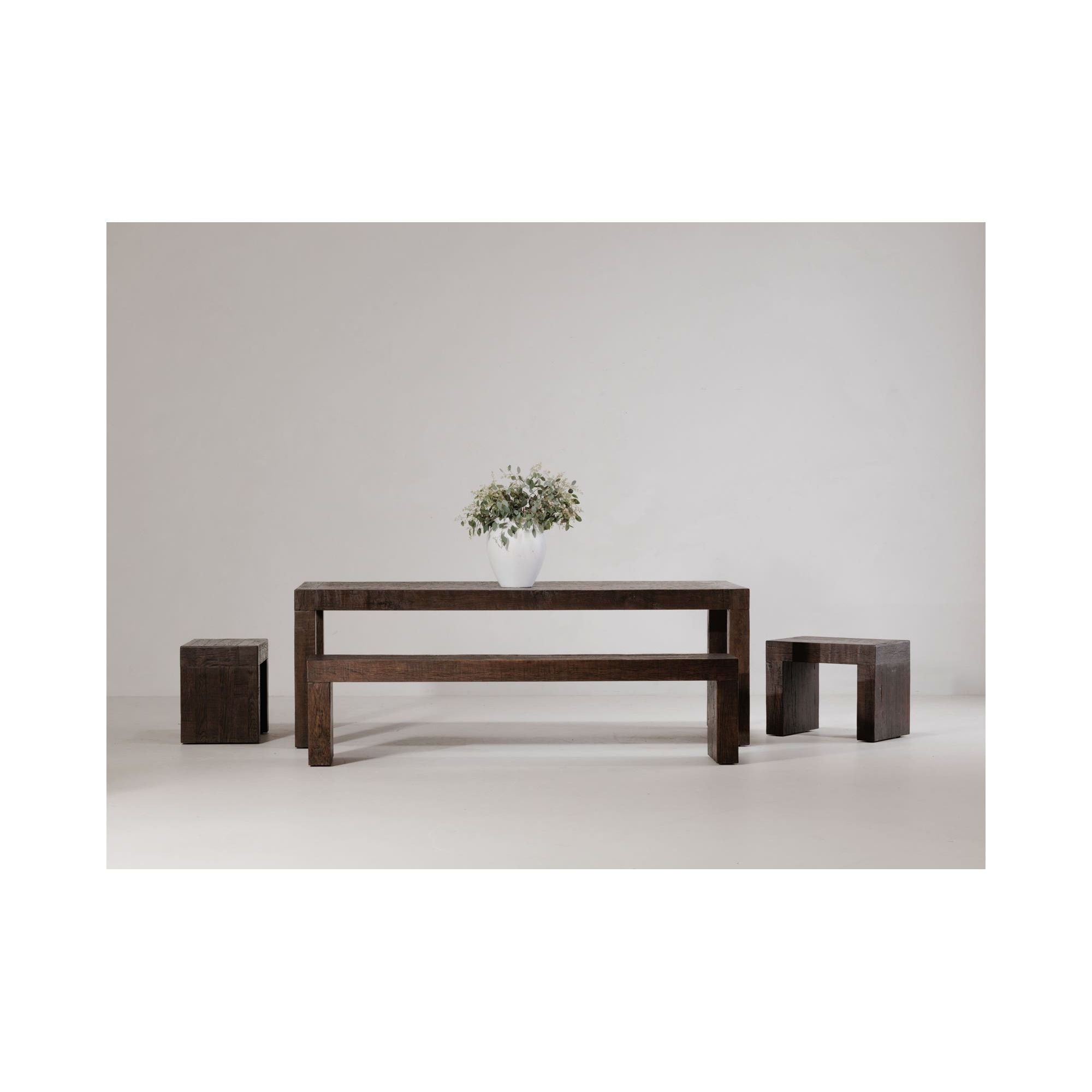 Moe's Home Evander Dining Bench Rustic Brown - Image 2