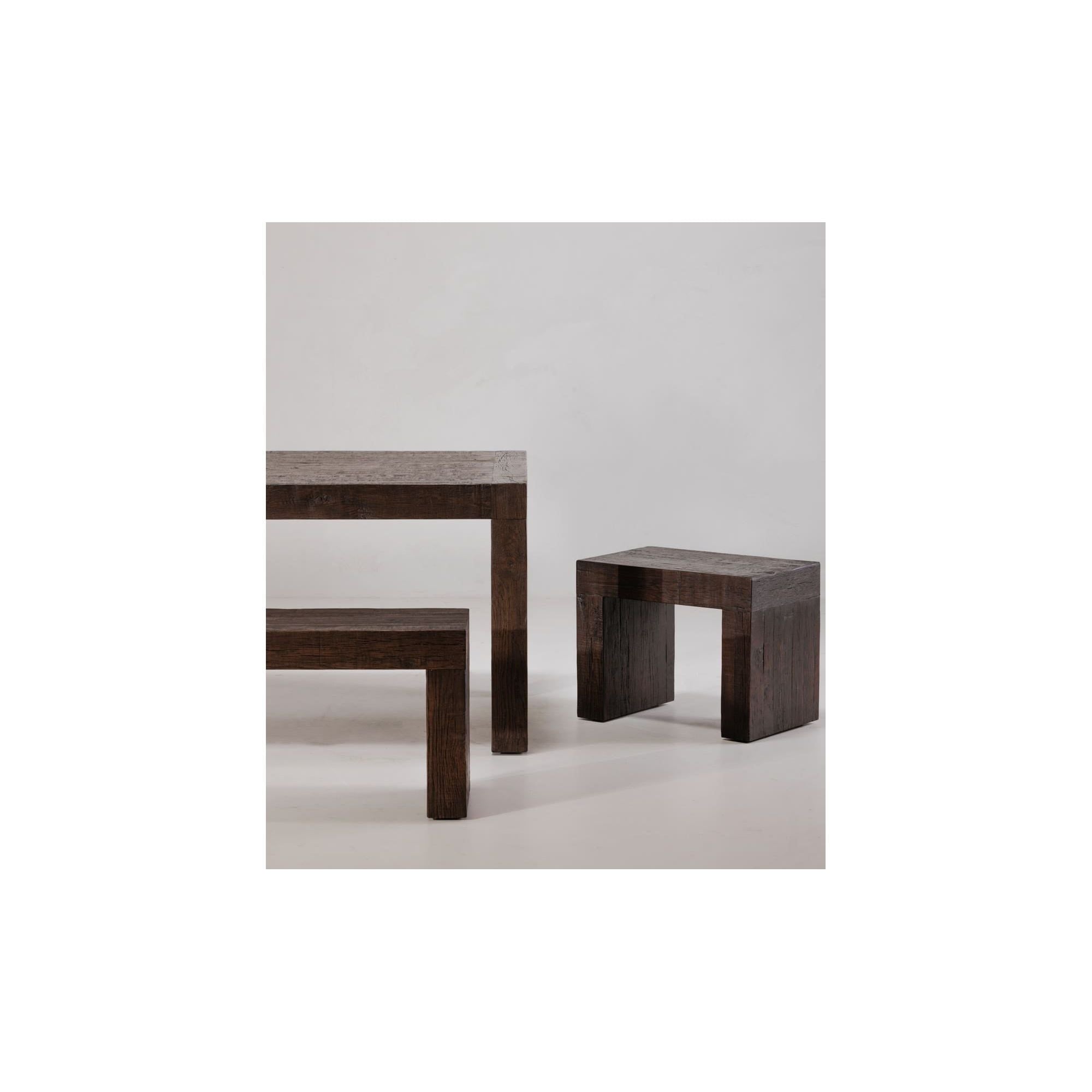 Moe's Home Evander Dining Bench Rustic Brown - Image 3