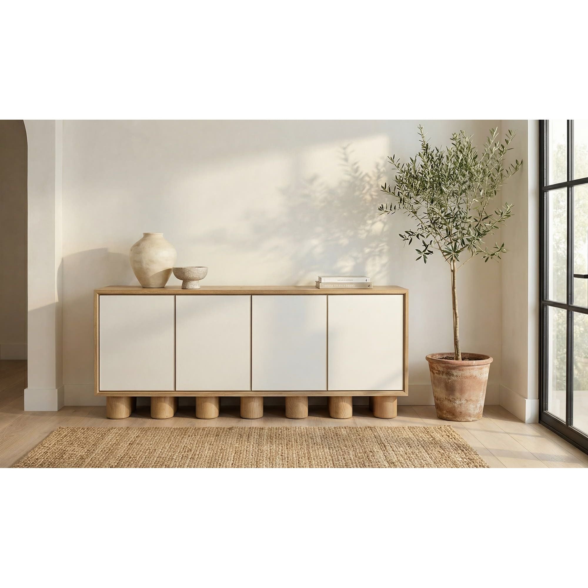 Moe's Home Marcelle Sideboard White - Image 2