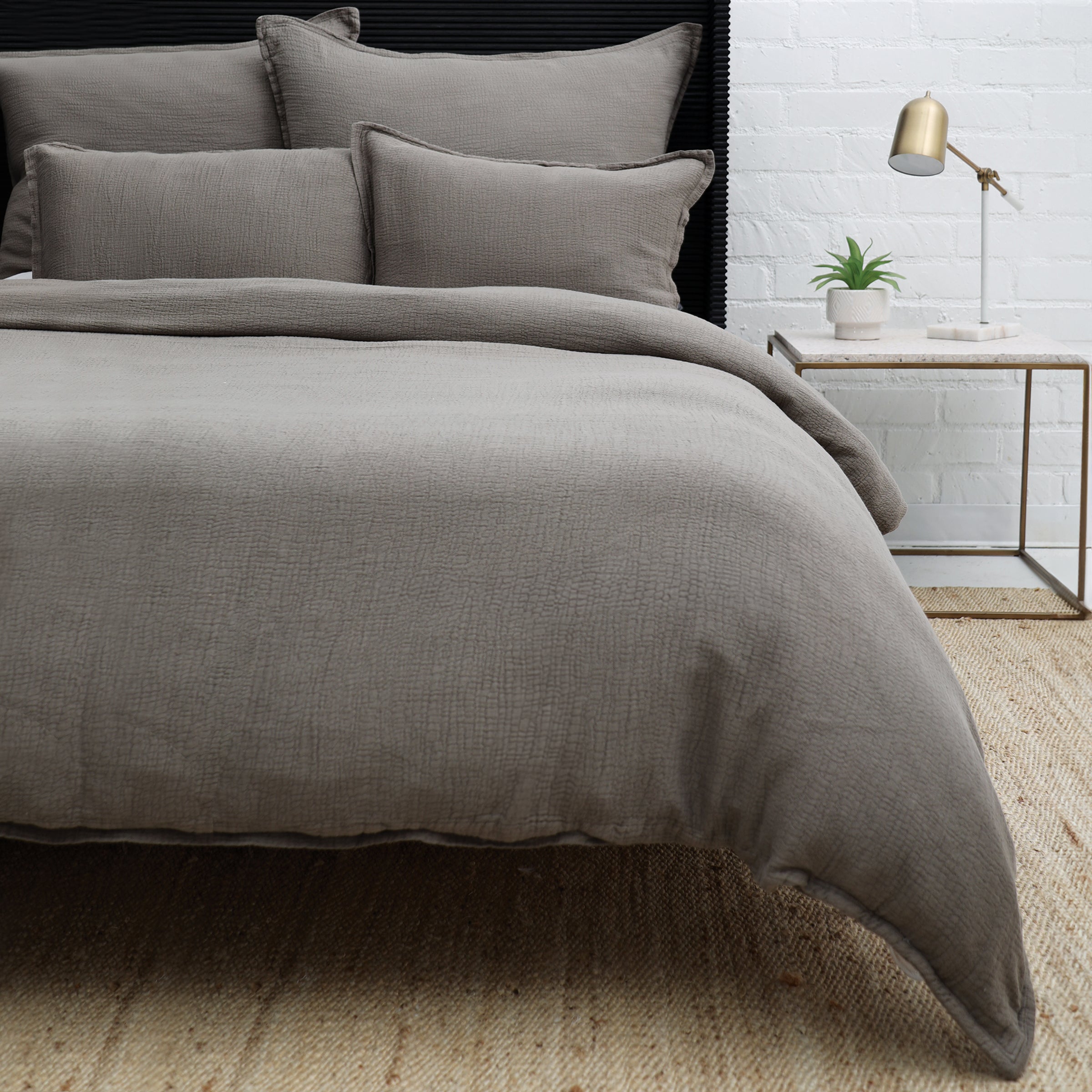 Pom Pom at Home Waverly Pebble Cotton Duvet Set ~ Available in Twin, Queen and King Sizes - Image 1