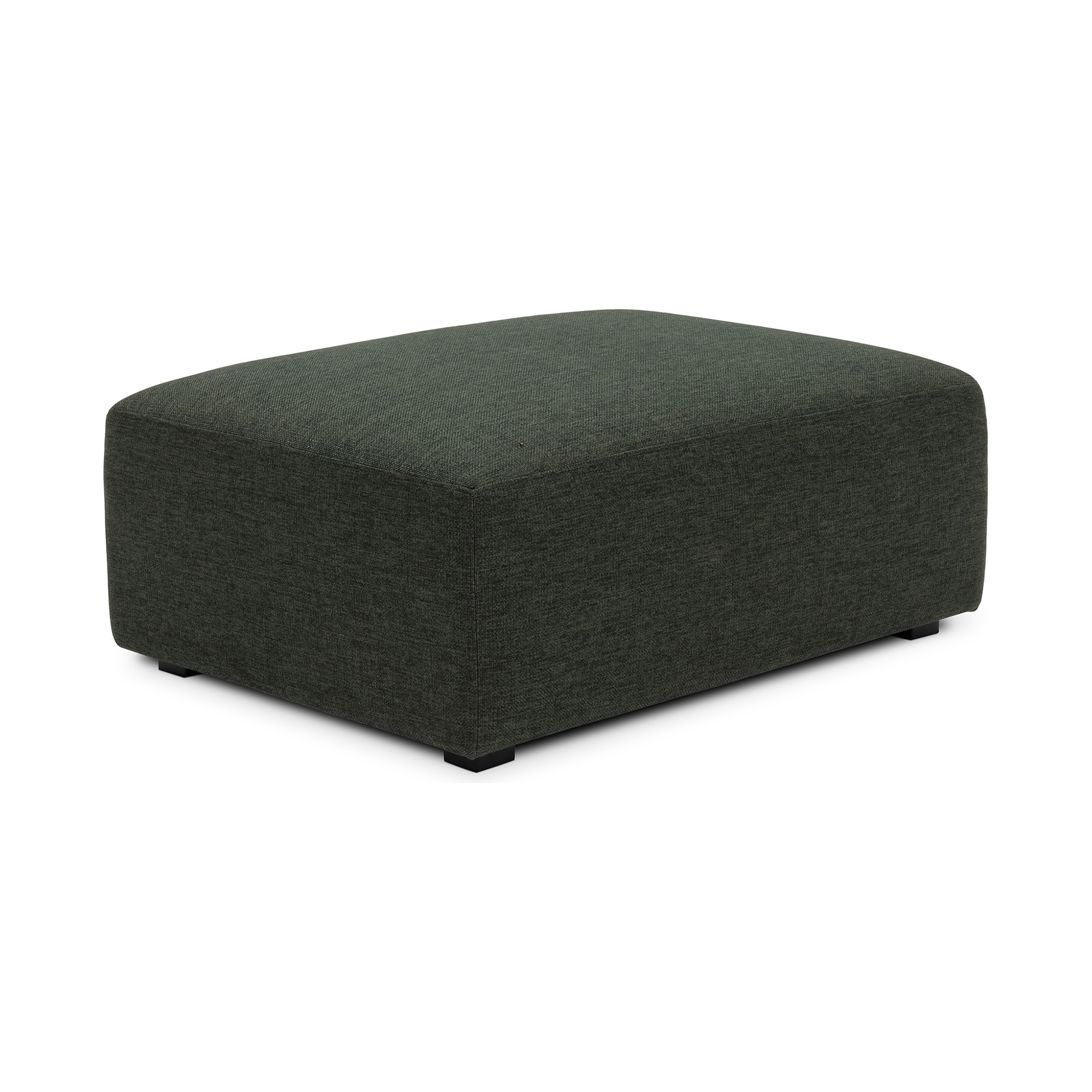 Moe’s Home Collection Romy Dark Green Ottoman - Image 3