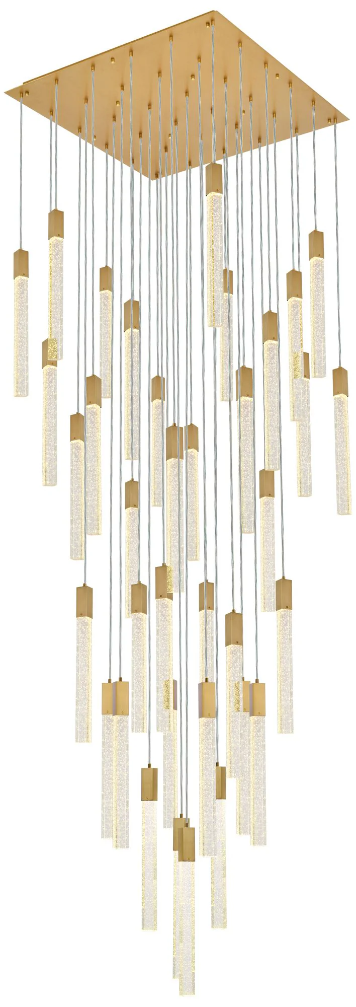 Weston 36 Lts Pendant In Satin Gold - Image 1