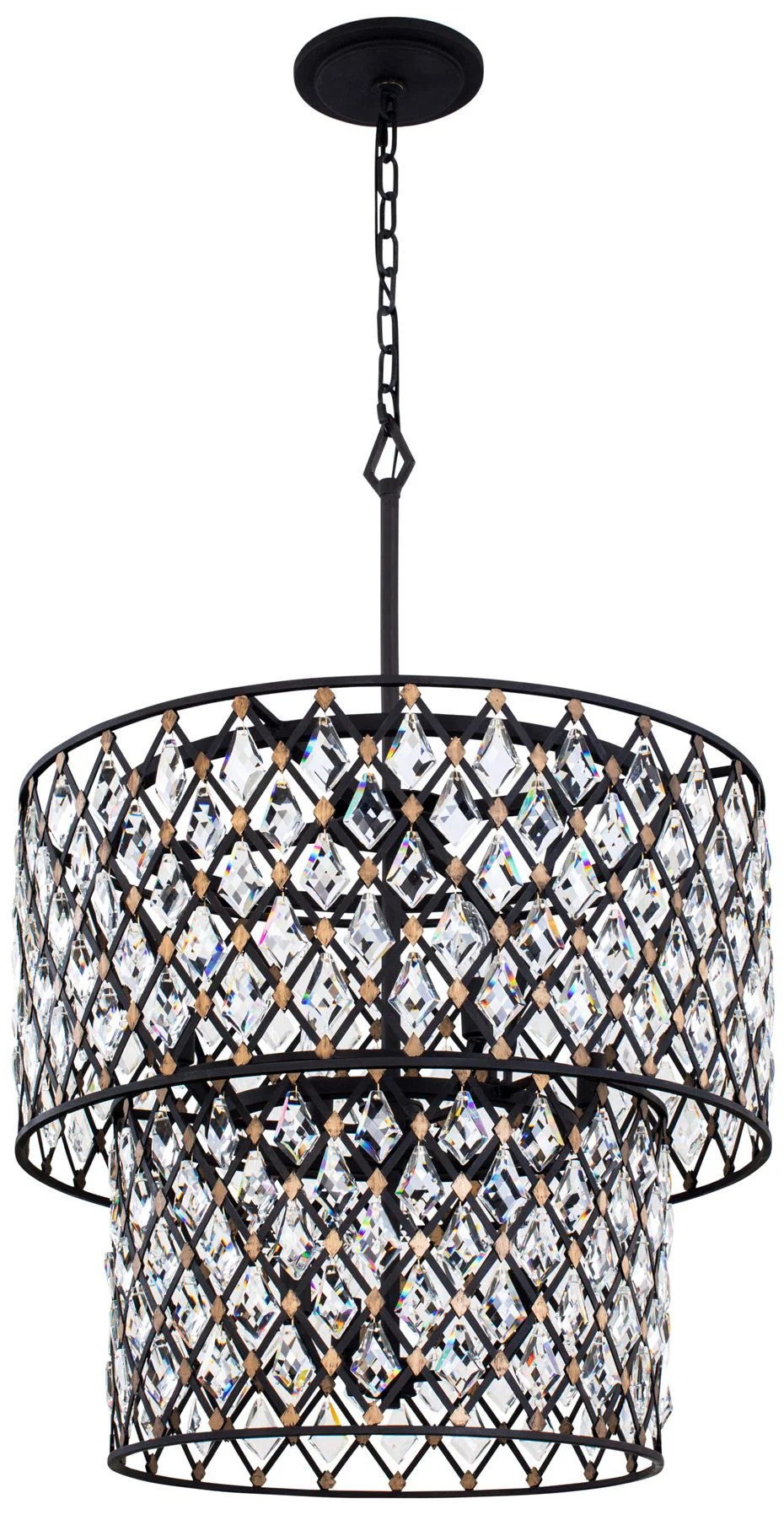 Windsor 7-Lt 2-Tier Crystal Chandelier - Image 1