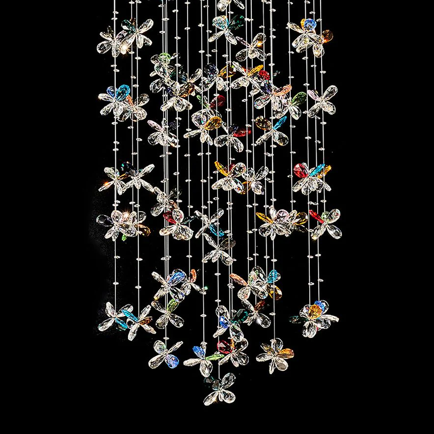 Wings of Color 25 1/2"W Multi-Color K9 Crystals Chandelier - Image 2