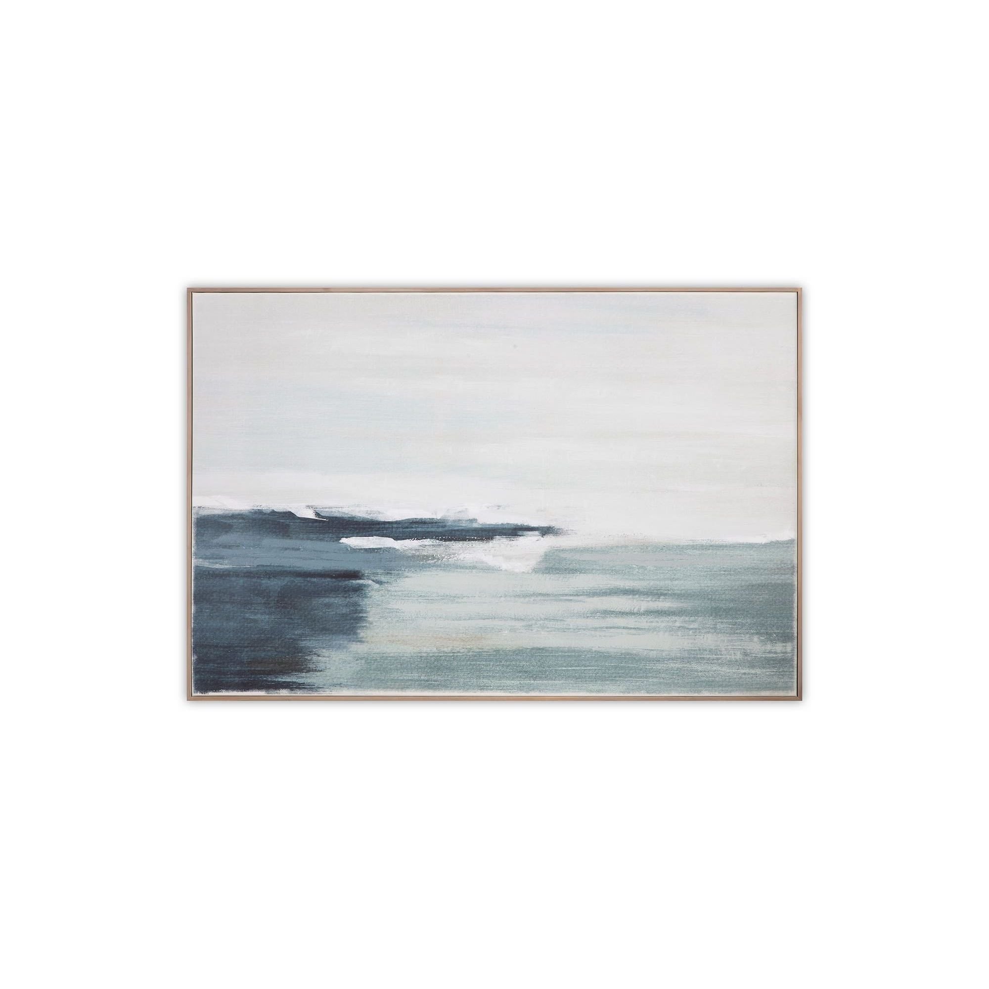 Moe's Home Shoreline Framed Painting - Image 1
