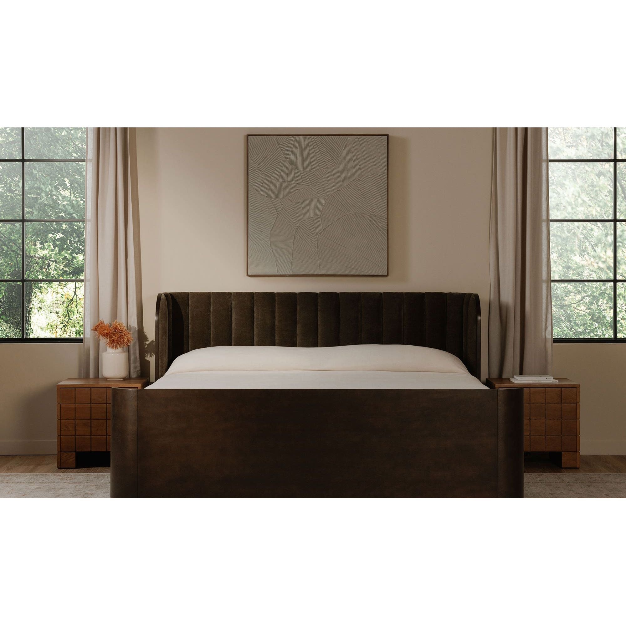 Moe's Home Flutter Framed Painting Cool Beige - Image 3