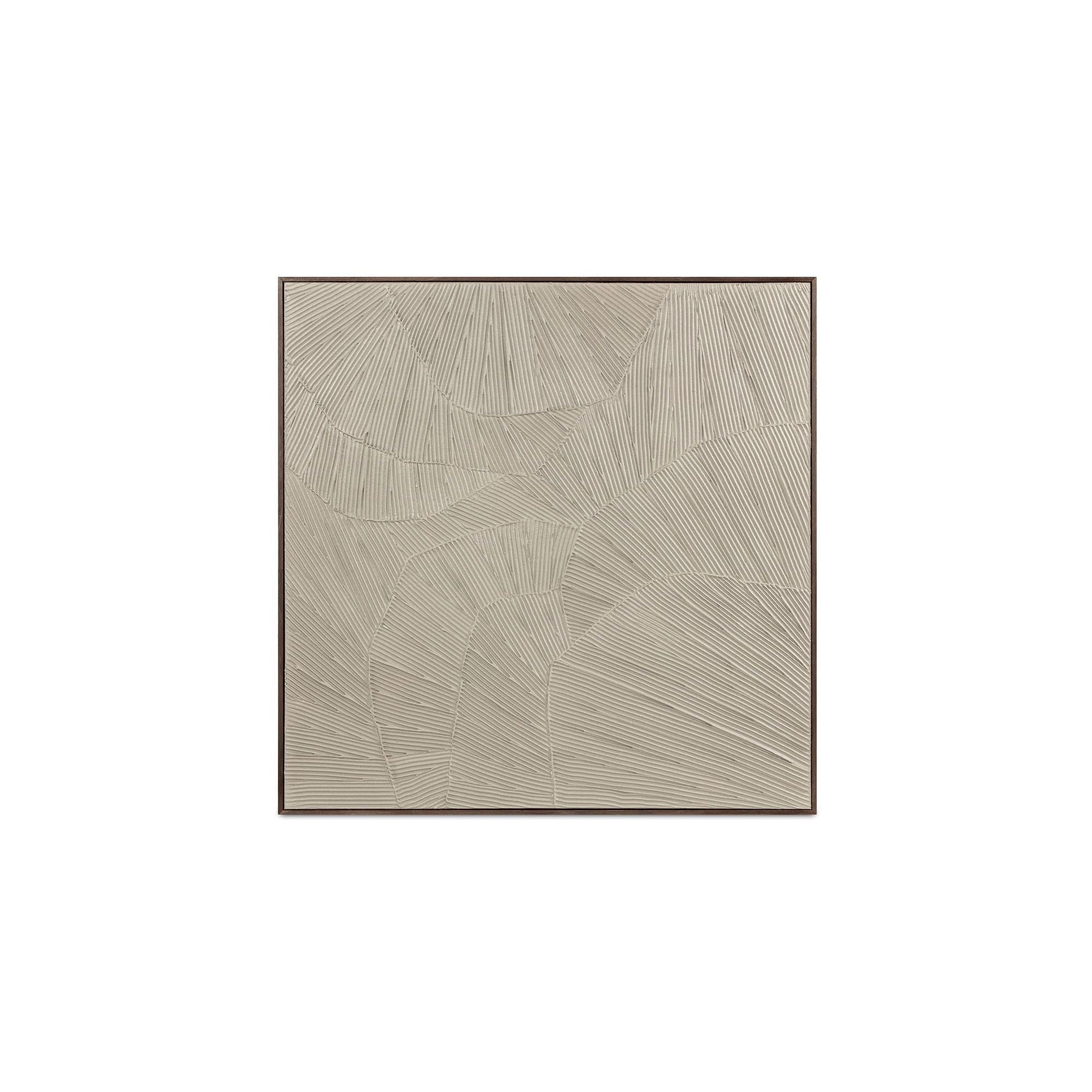 Moe's Home Flutter Framed Painting Cool Beige - Image 1