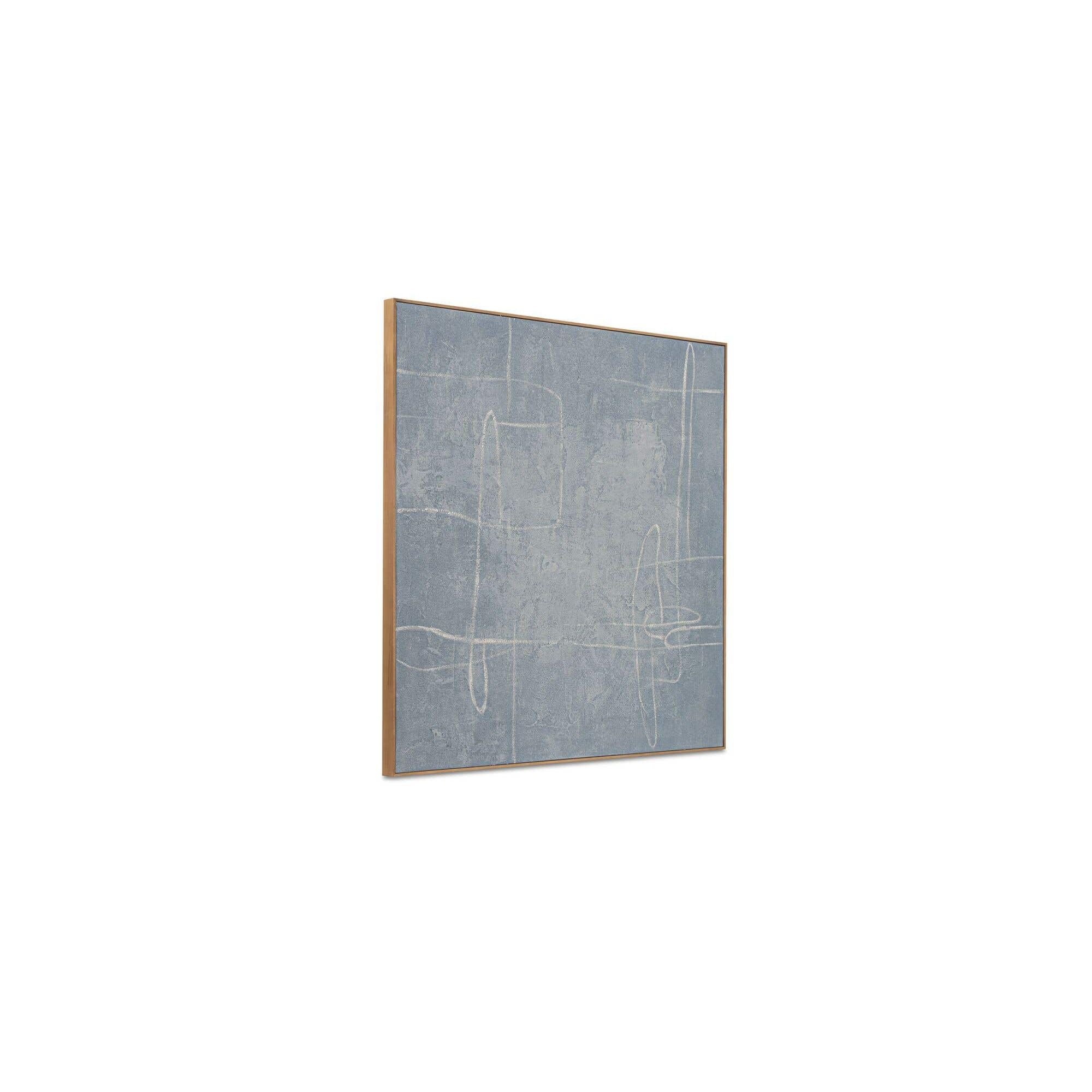 Moe's Home Notion Framed Painting Blue - Image 3