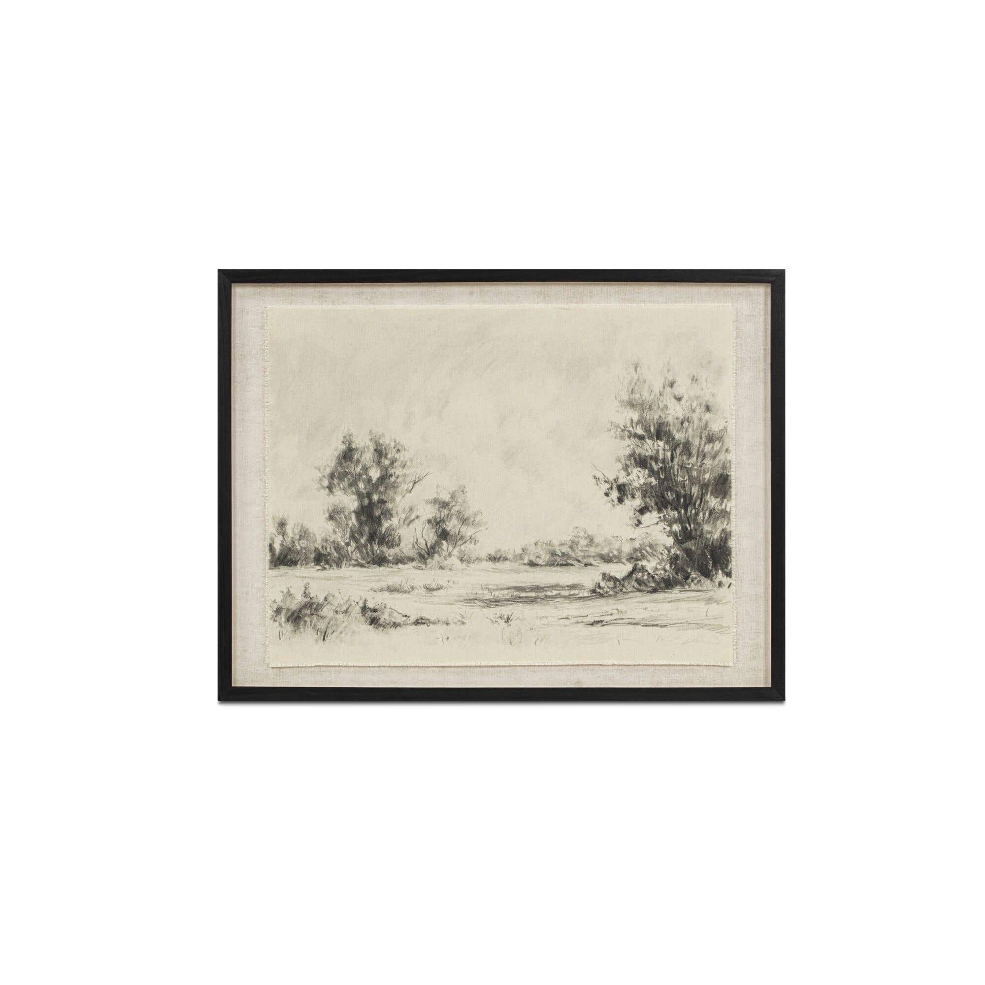 Moe's Home Briar Framed Print On Linen - Image 1