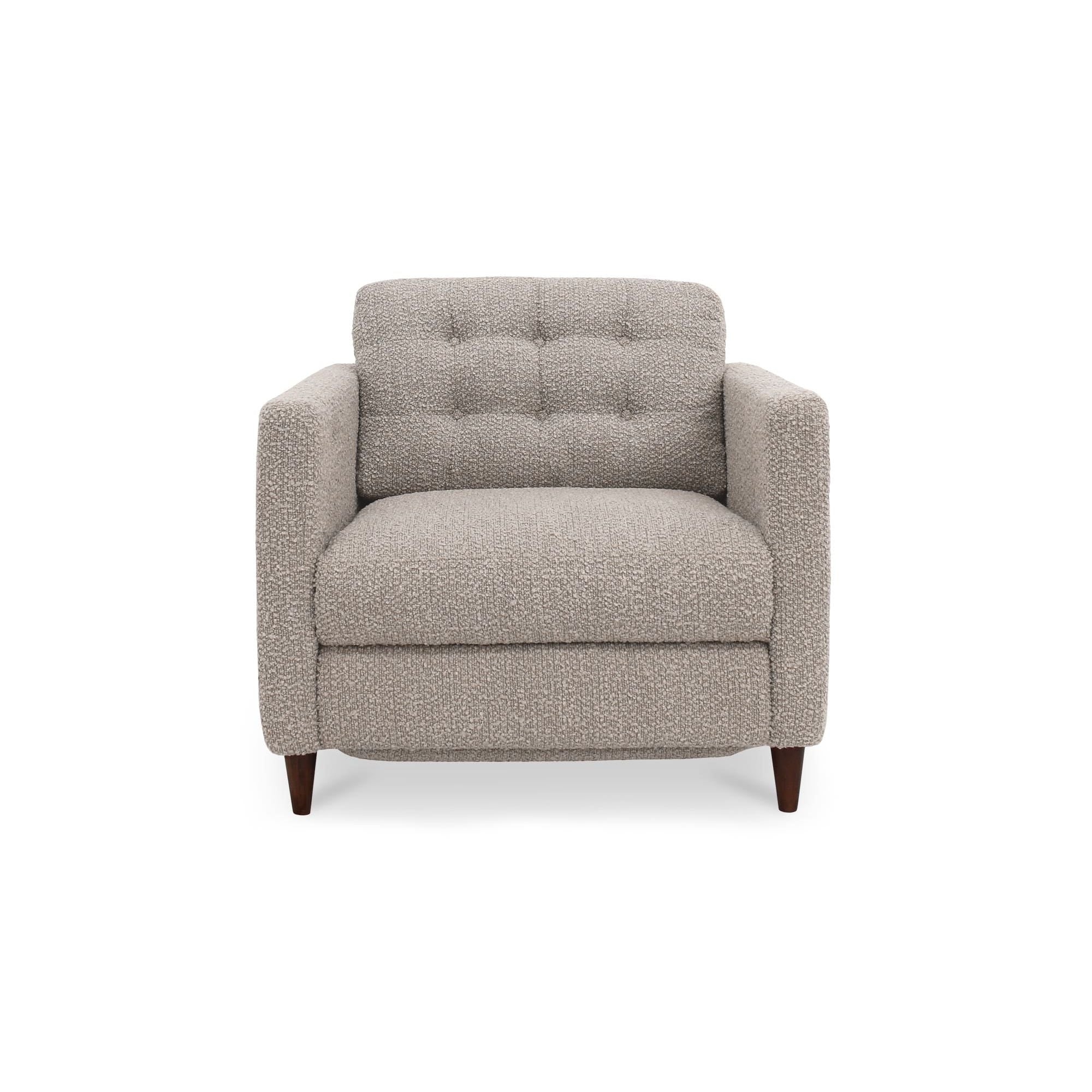 Moe’s Home Collection Bridgers Warm Grey Power Recliner Chair
