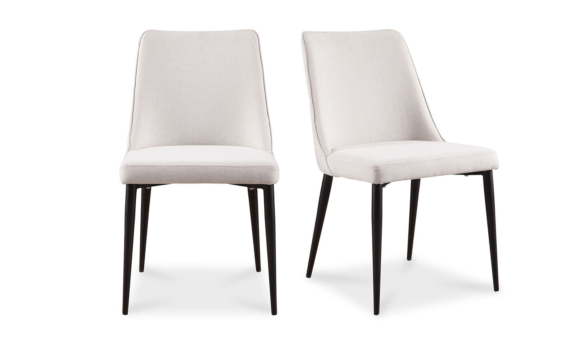 Moe’s Home Lula Dining Chair Oatmeal – Set Of Two