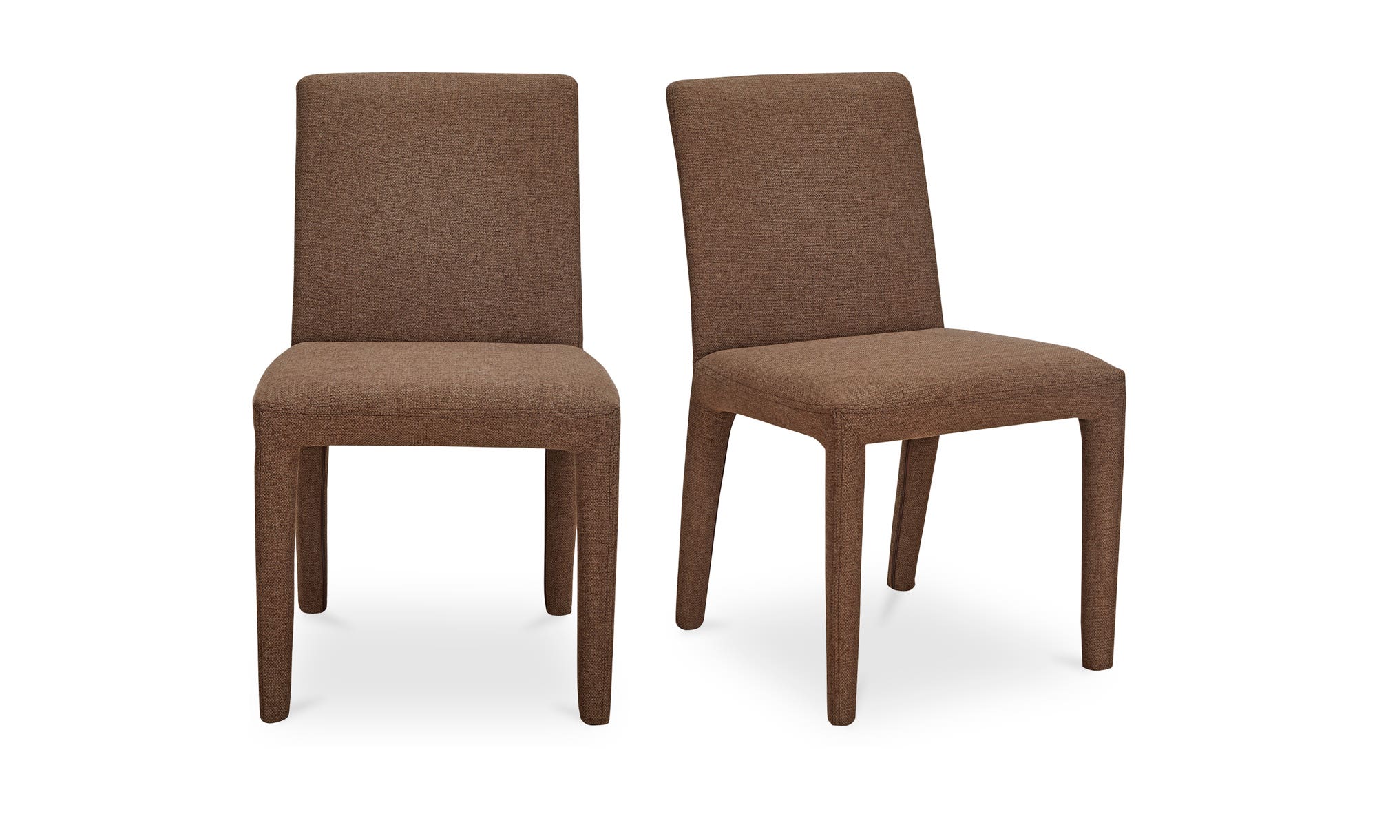 Moe's Home Monte Dining Chair Brown - Set Of Two - Image 1