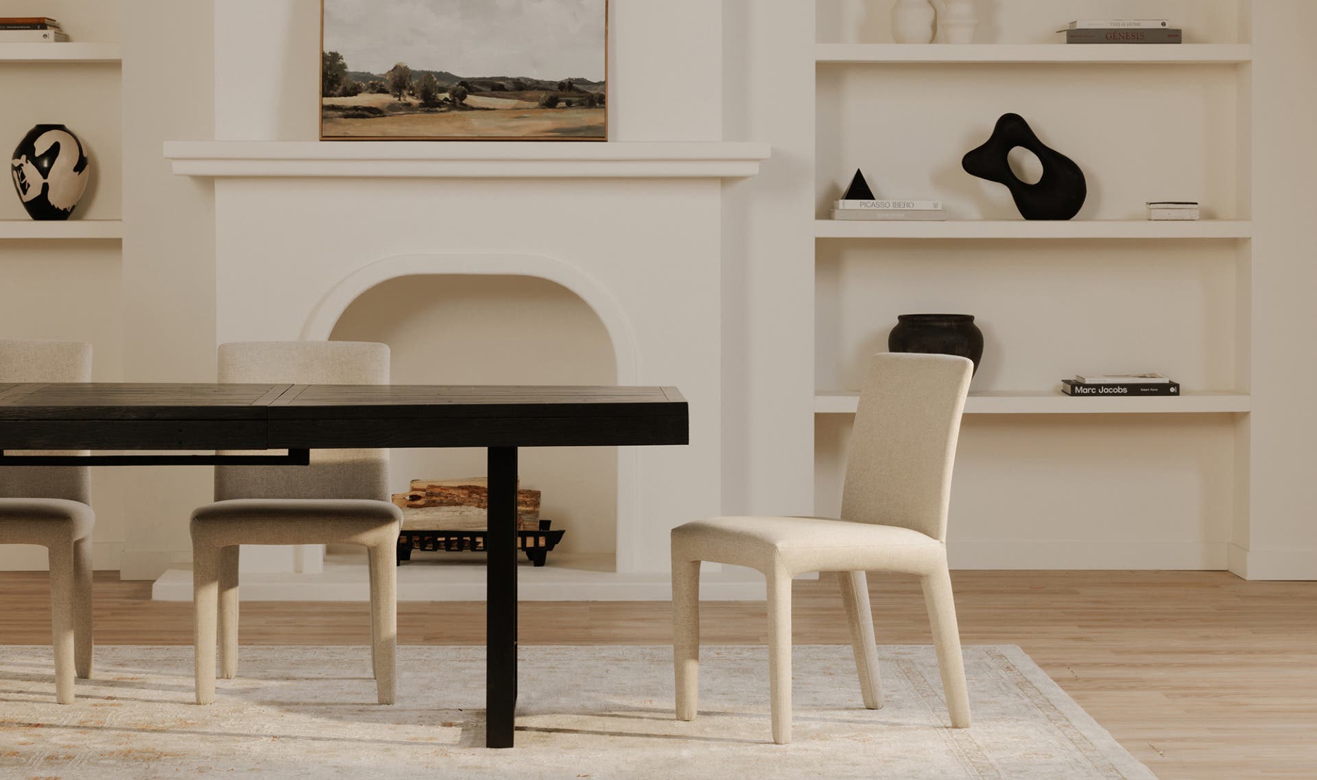 Moe's Home Monte Dining Chair Beige - Set Of Two - Image 2