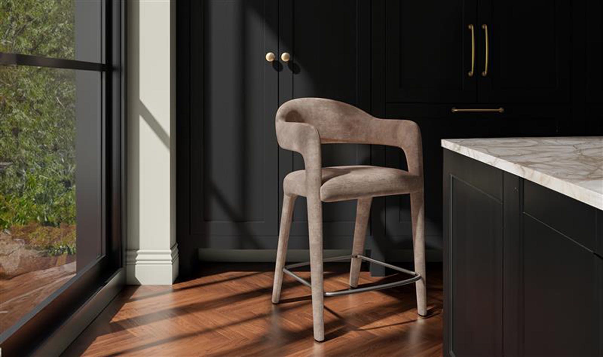 Moe's Home Martens Counter Stool Camel - Image 2