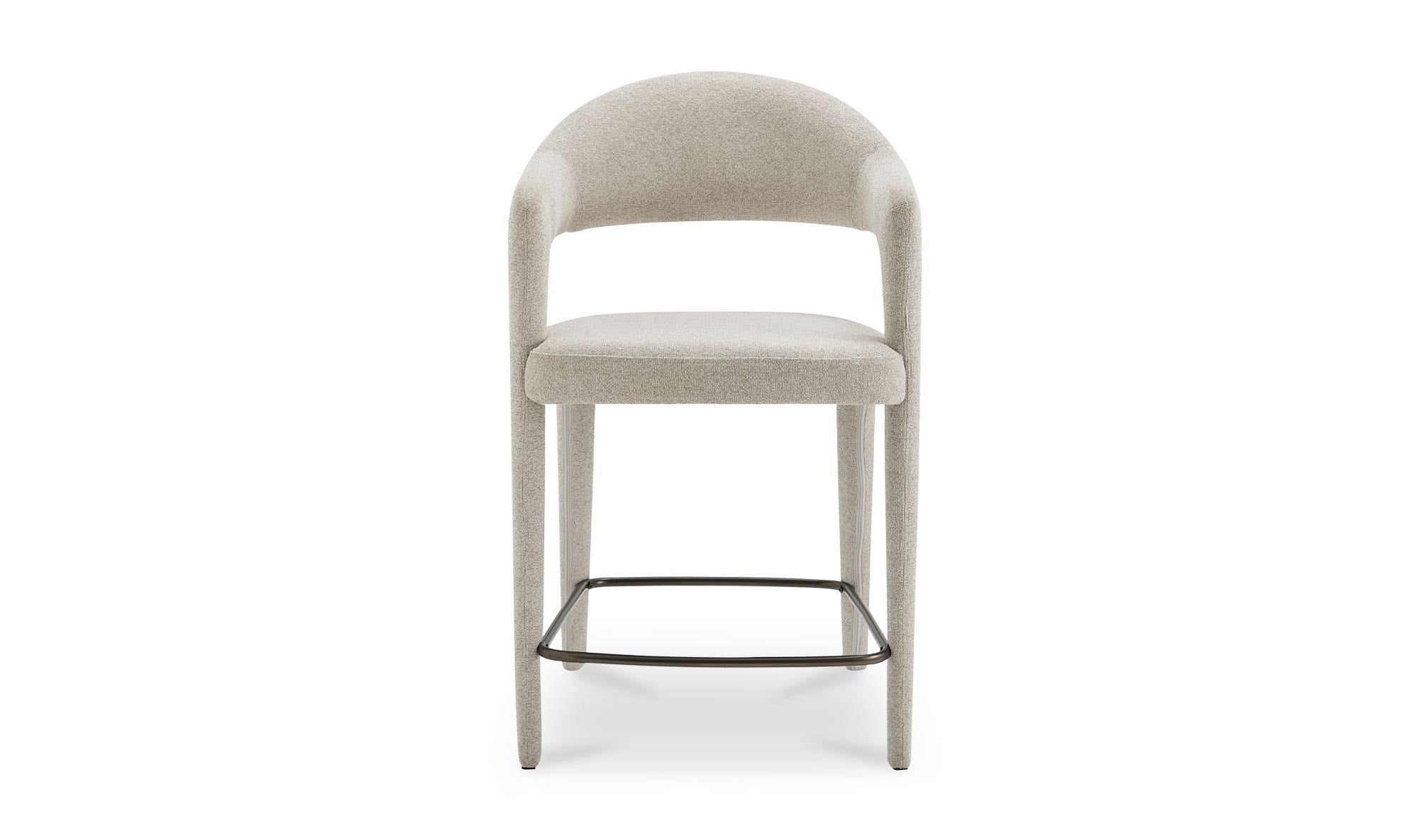 Moe's Home Martens Counter Stool Beige - Image 1