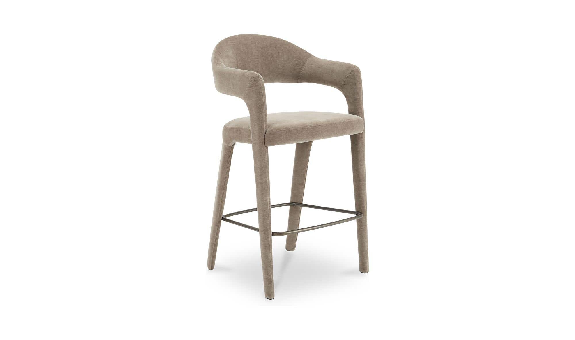 Moe's Home Martens Bar Stool Camel - Image 3
