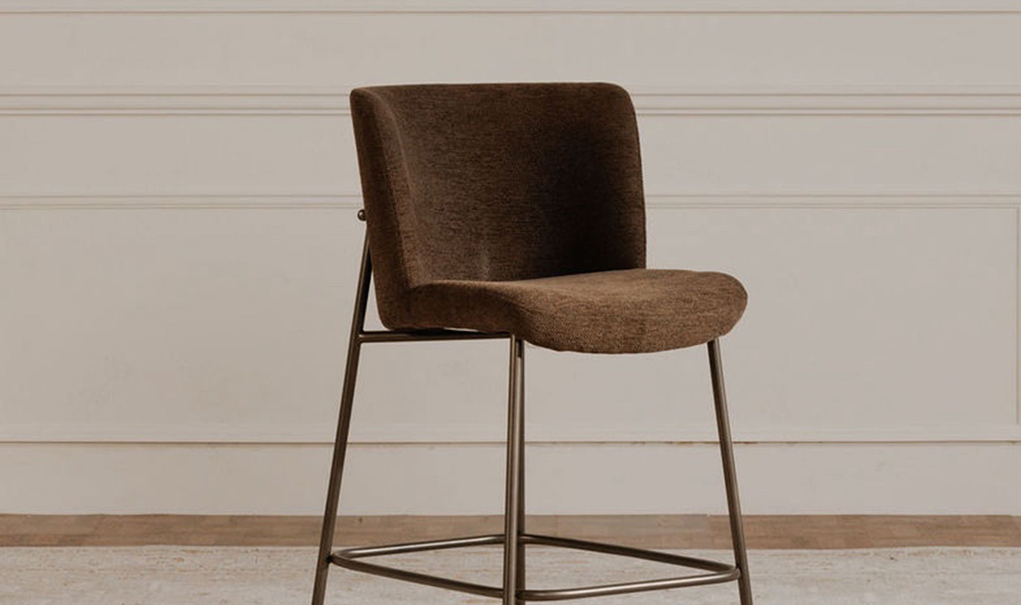 Moe's Home Early Bar Stool Dark Brown - Image 2
