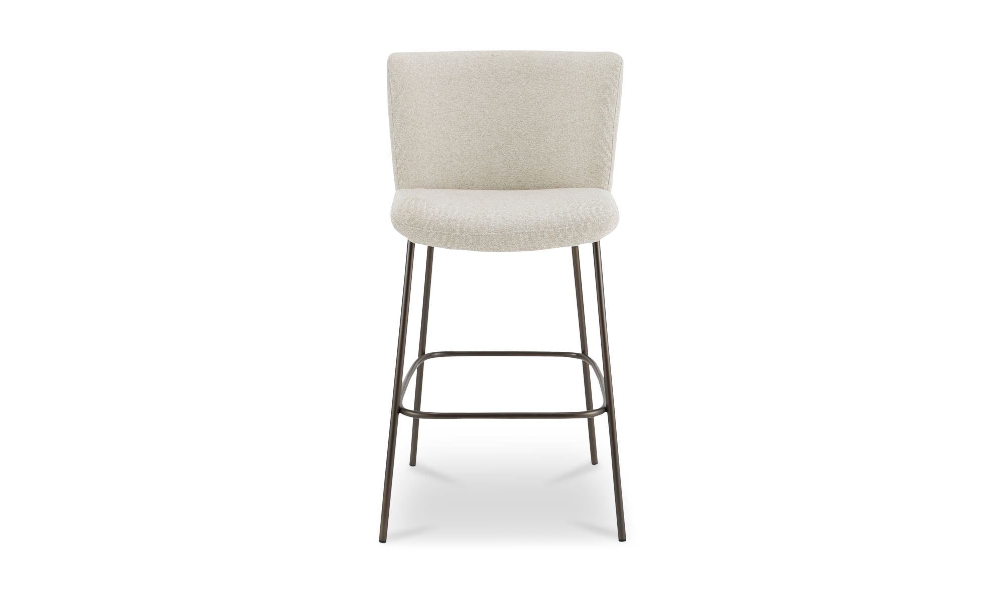 Moe's Home Early Bar Stool Beige - Image 1