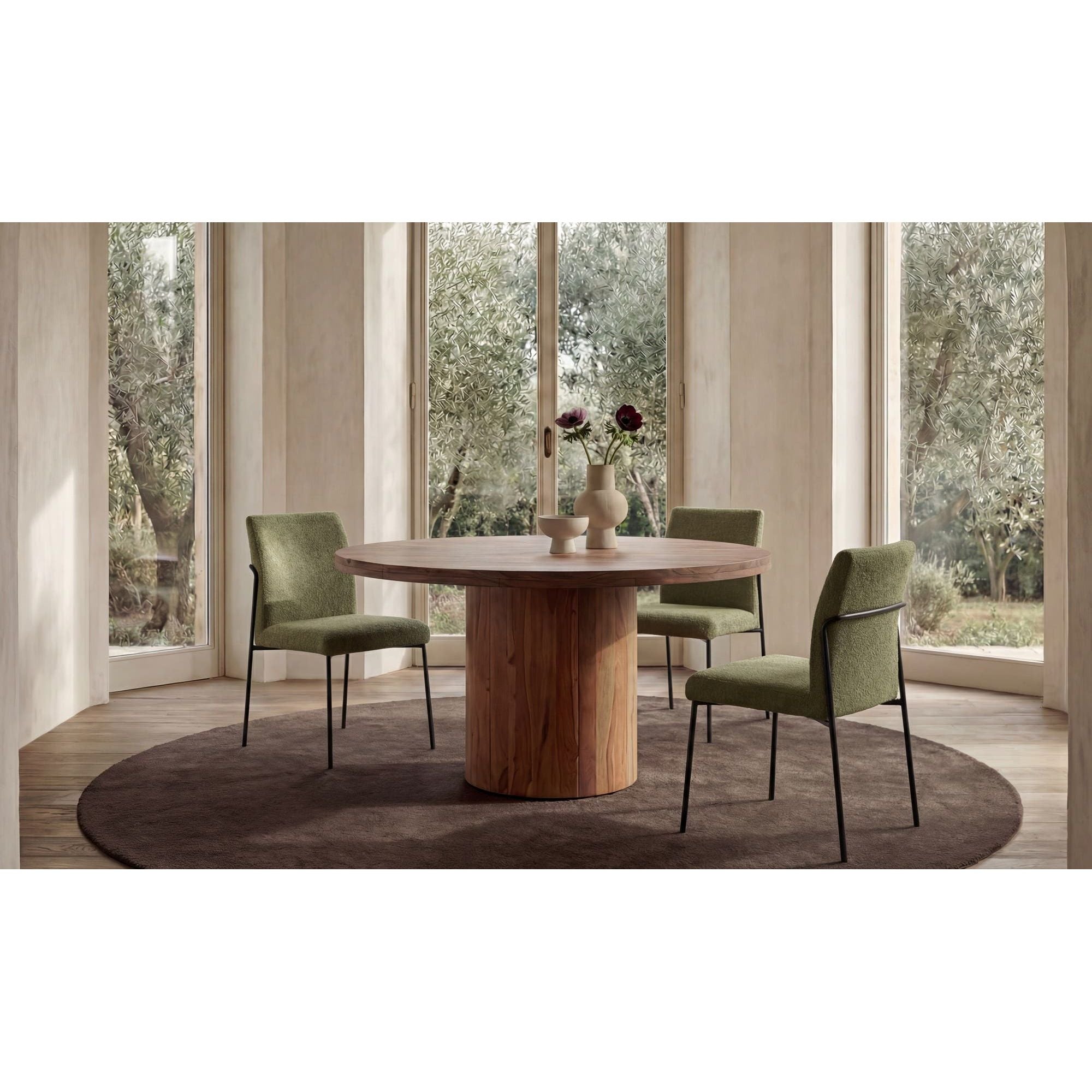 Moe's Home Danny Dining Chair Green-Set Of Two - Image 2