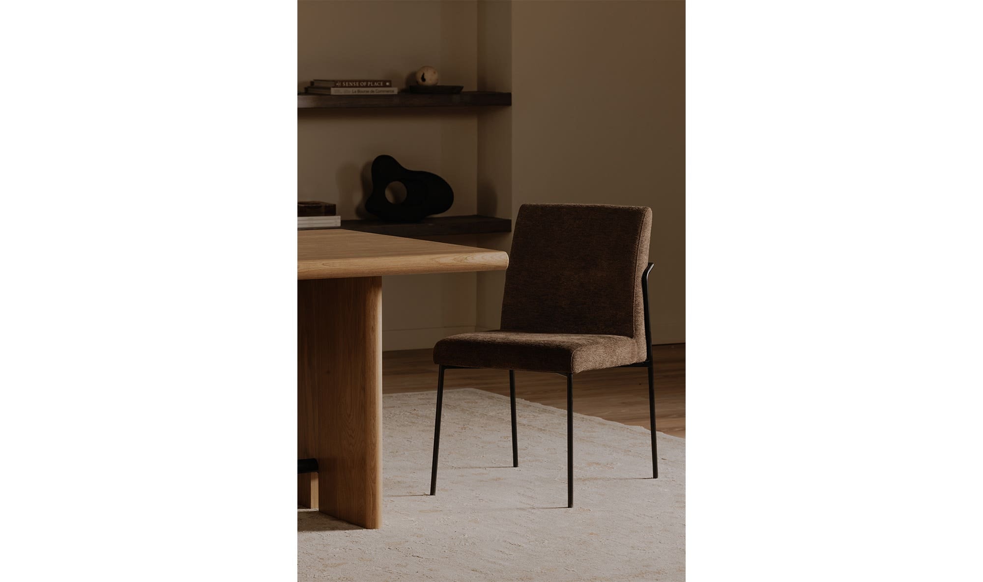 Moe's Home Danny Dining Chair Dark Brown Set of Two - Image 3