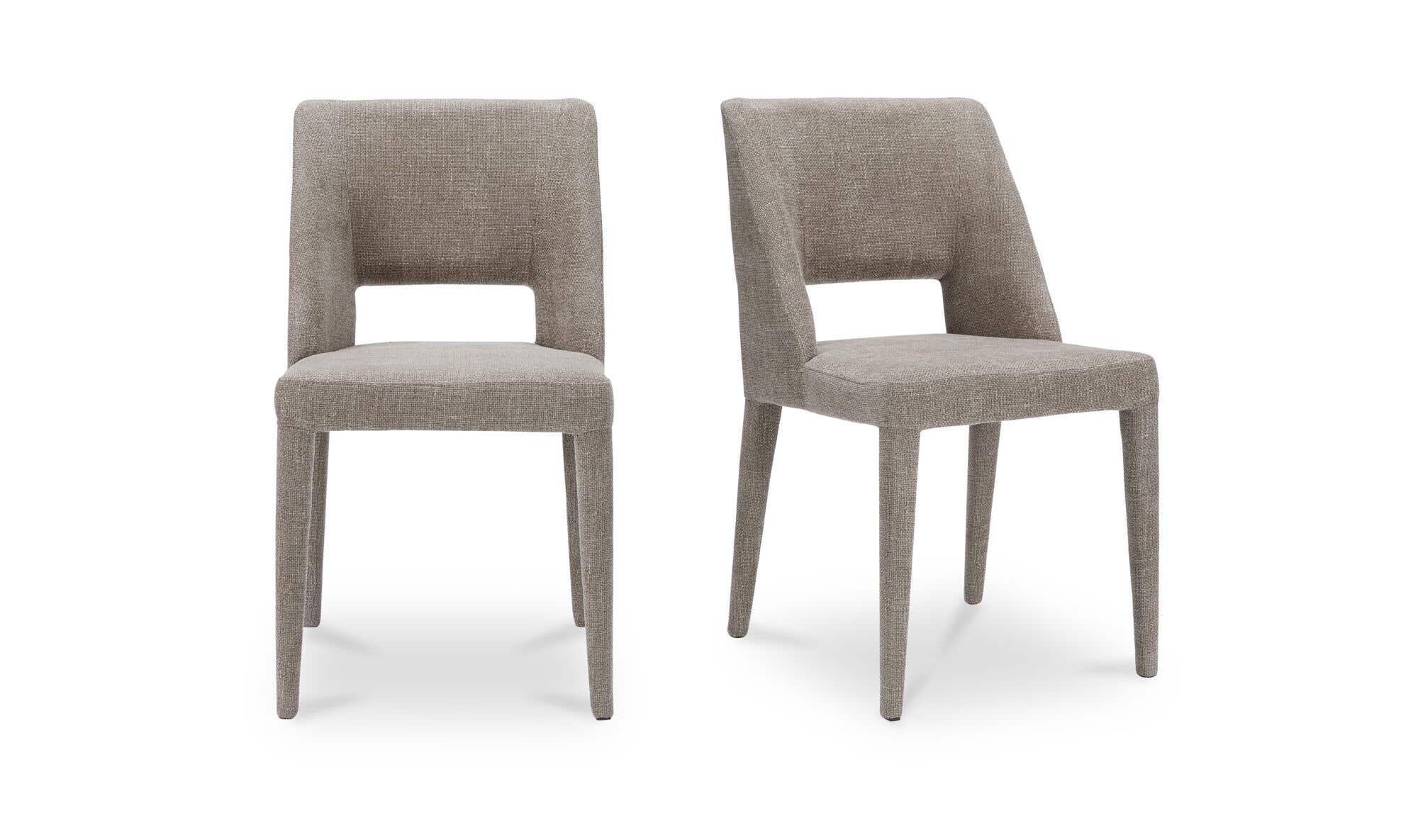 Moe's Home Joyce Dining Chair Light Brown-Set of Two - Image 1