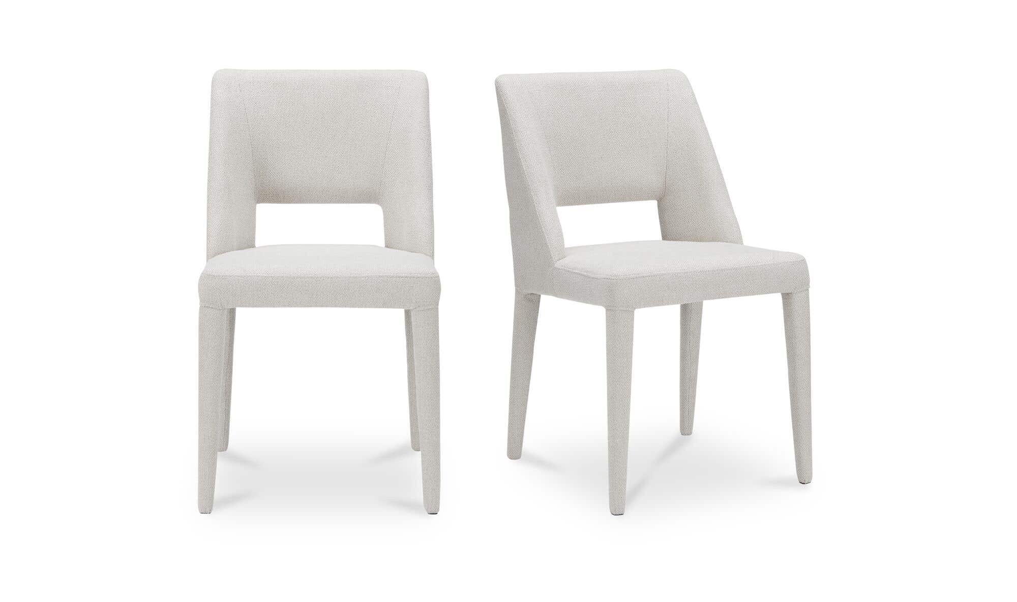Moe’s Home Joyce Dining Chair Beige-Set of Two