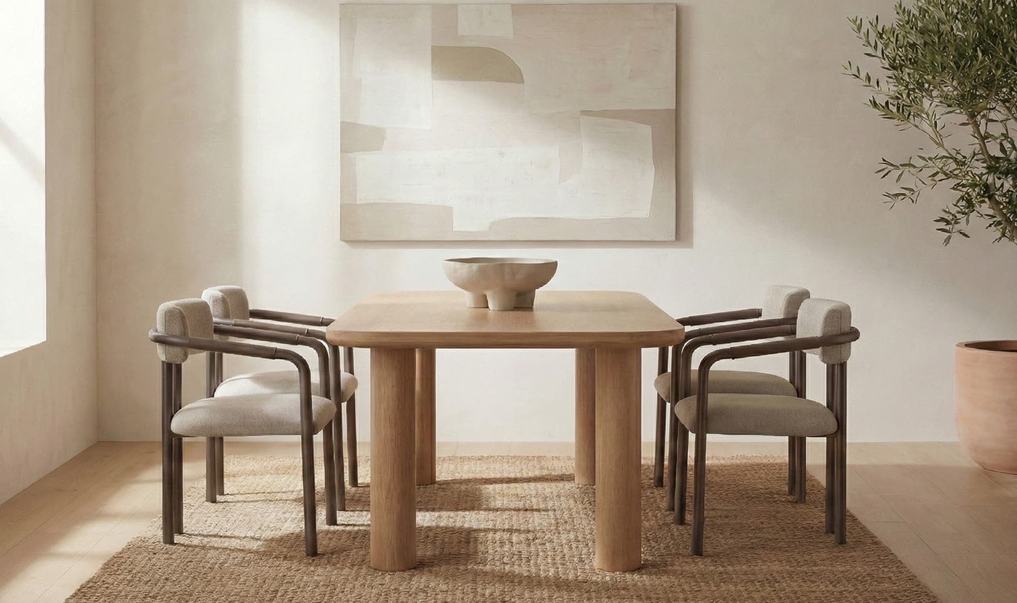 Moe's Home Cassidy Dining Chair Light Brown - Image 2