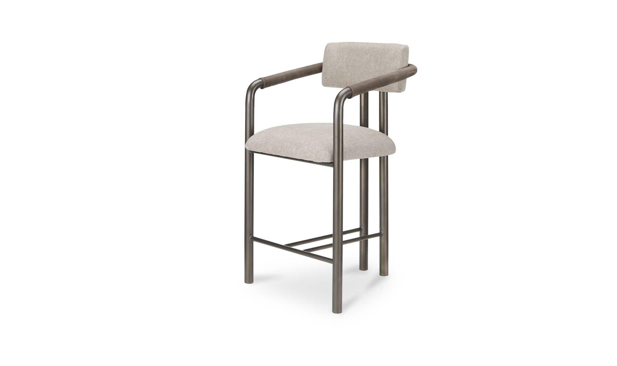 Moe's Home Cassidy Counter Stool Light Brown - Image 3