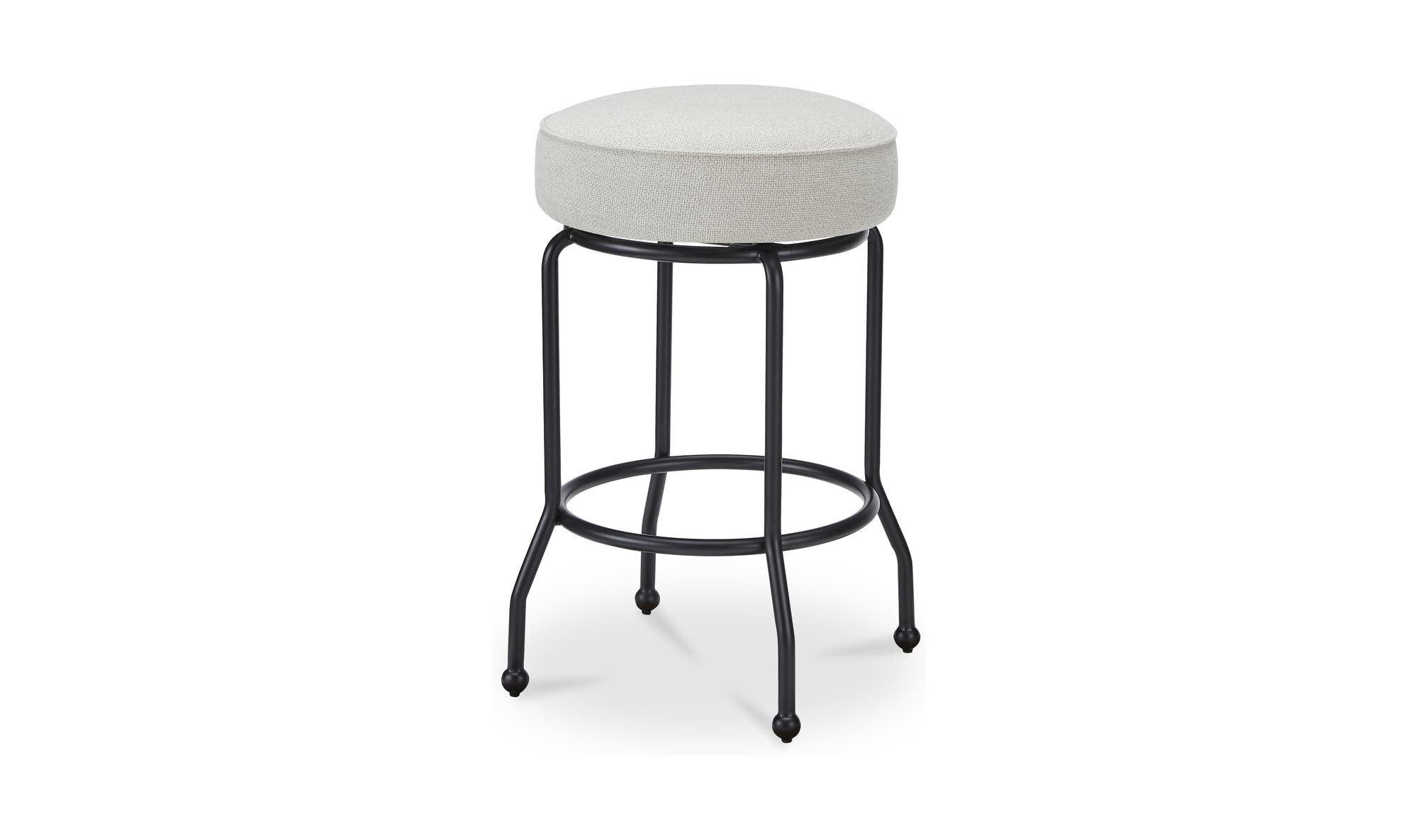 Moe's Home Kelsey Swivel Counter Stool Beige - Image 3
