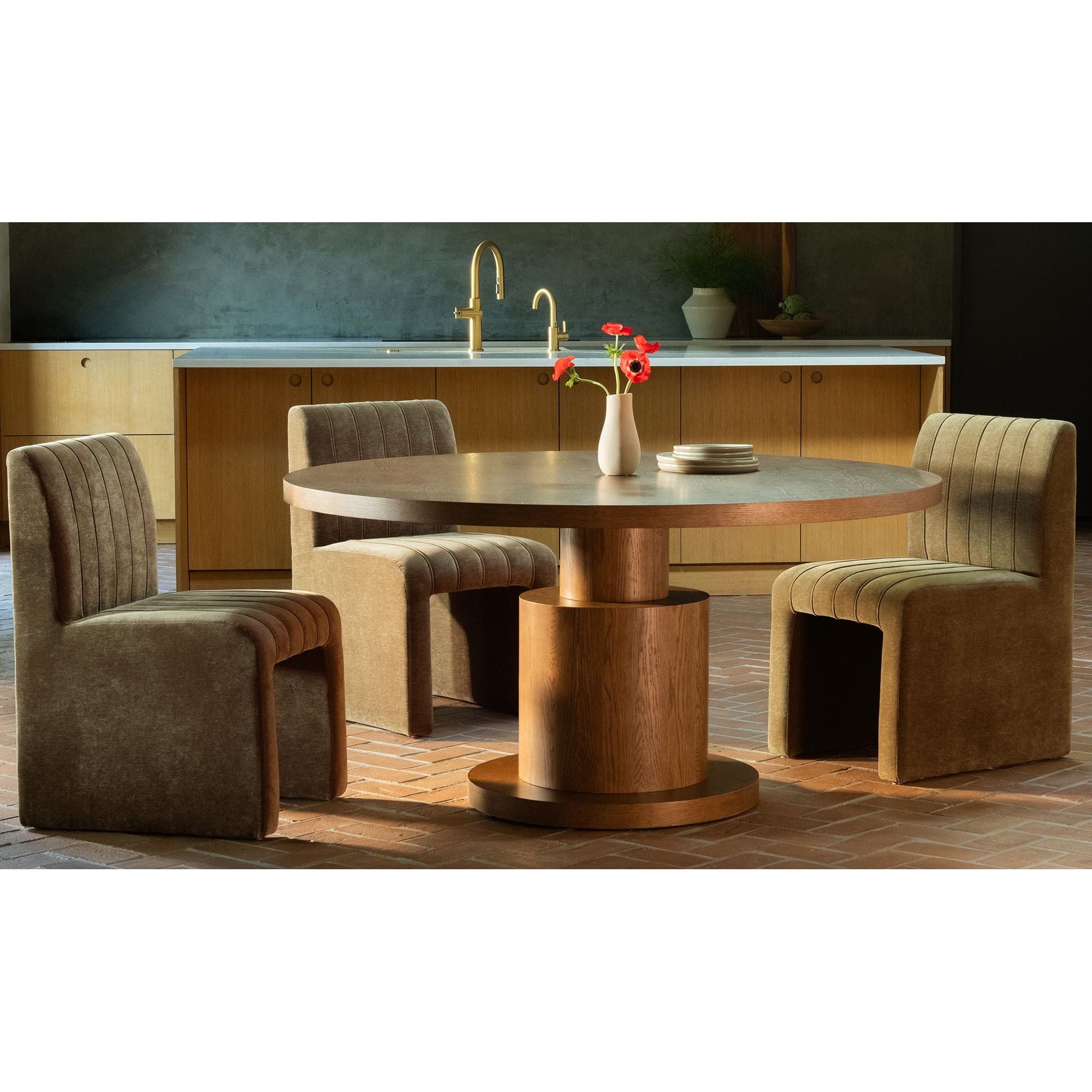 Moe's Home Sally Dining Chair Cedar Green - Image 2