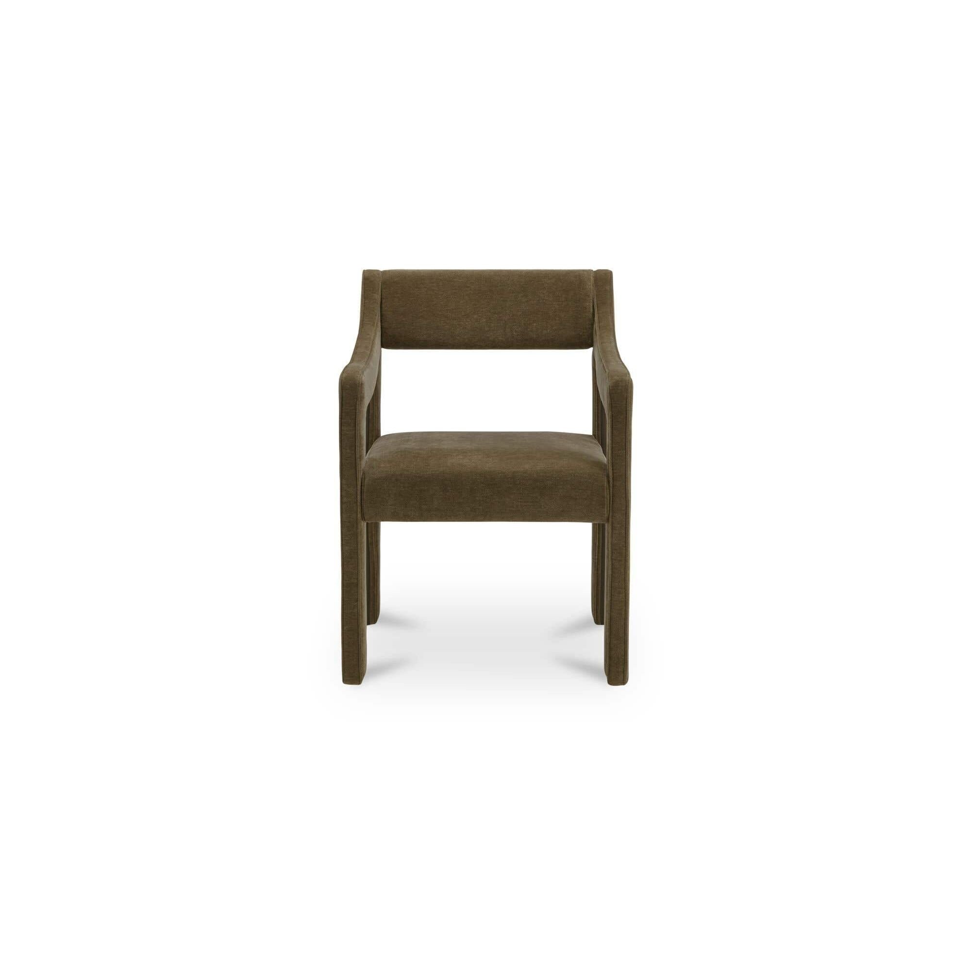 Moe's Home Elise Dining Chair Cedar Green - Image 1