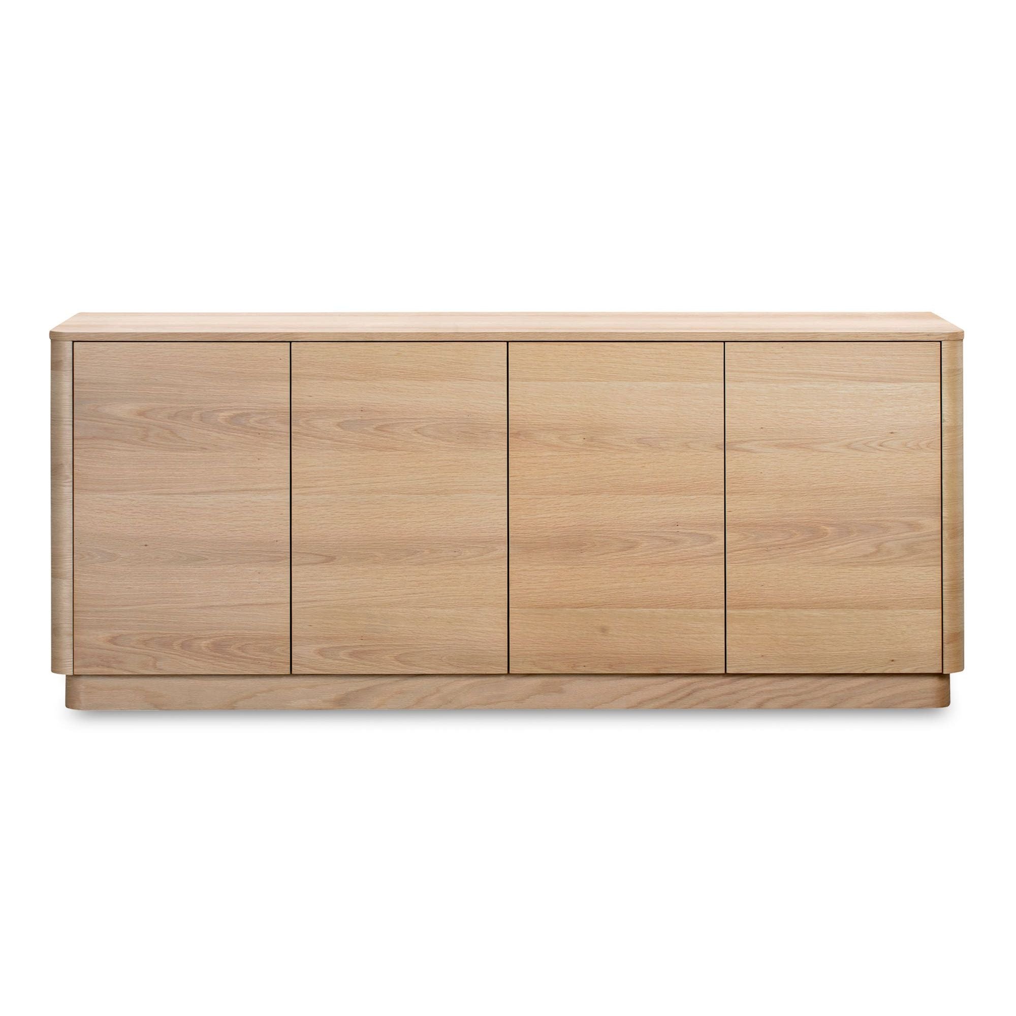 Moe's Home Collection Round Off Natural Oak Sideboard - Image 1