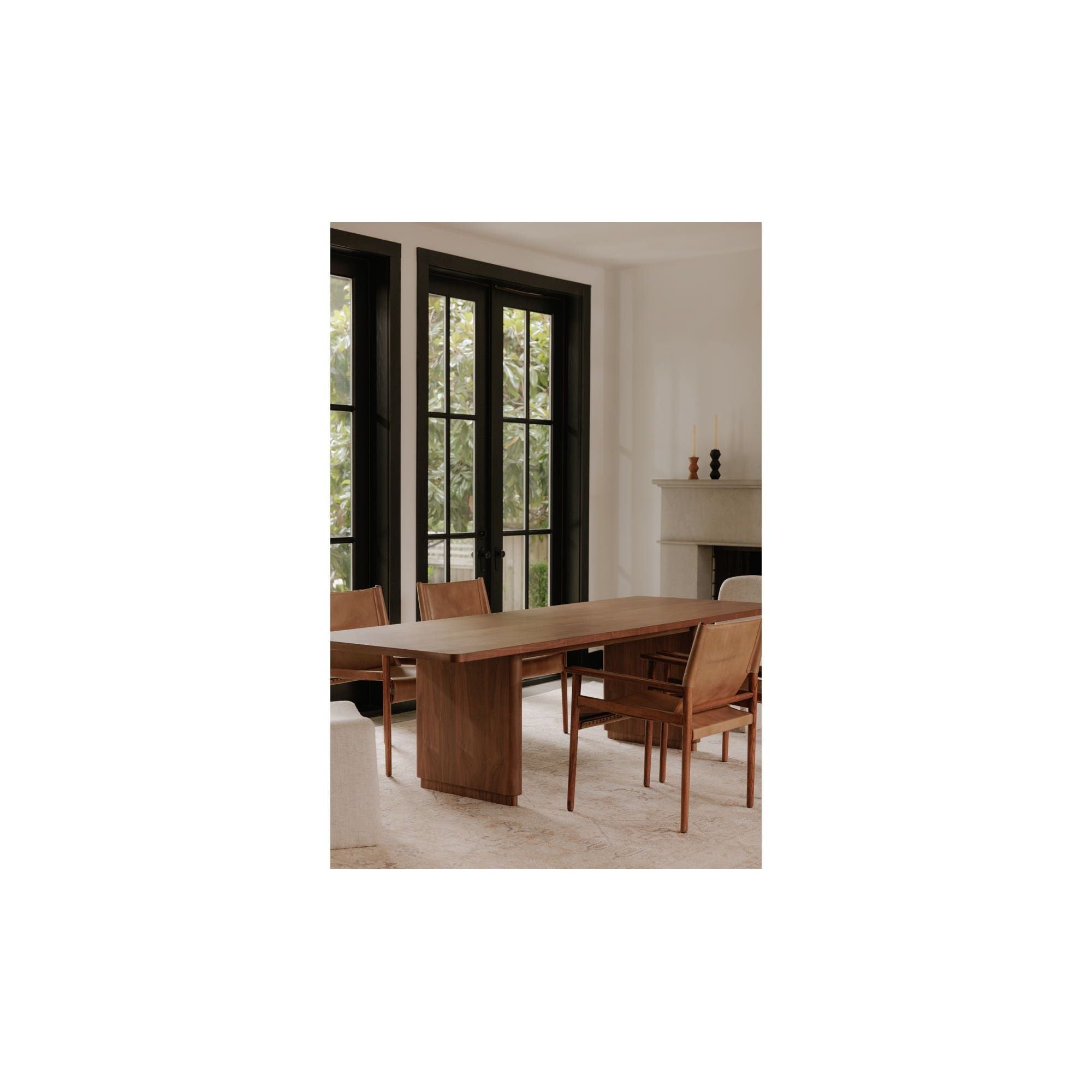 Moe's Home Round Off Small Dining Table Walnut Brown - Image 2