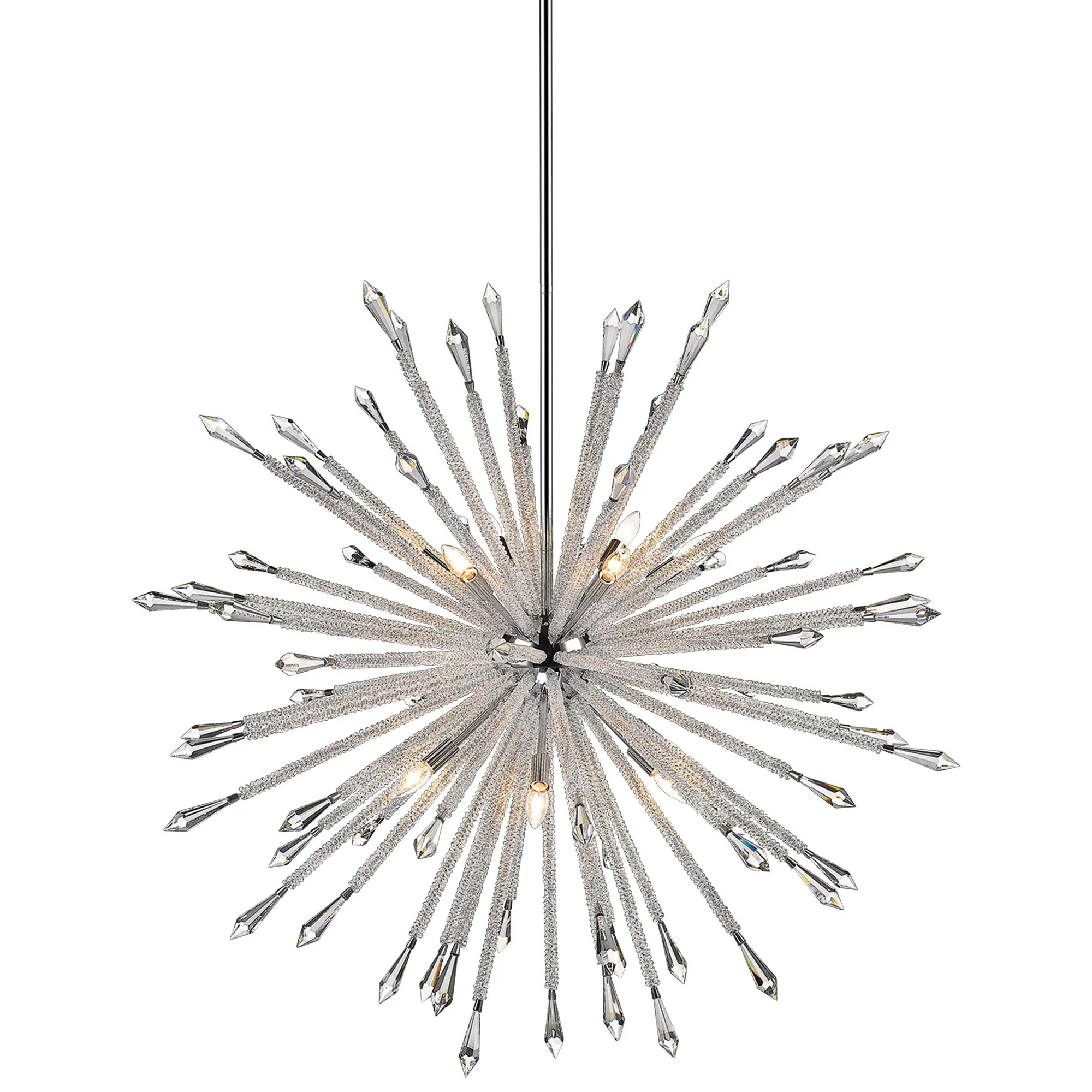 Z-Lite 12 Light Chandelier in Chrome  Finish - Image 3