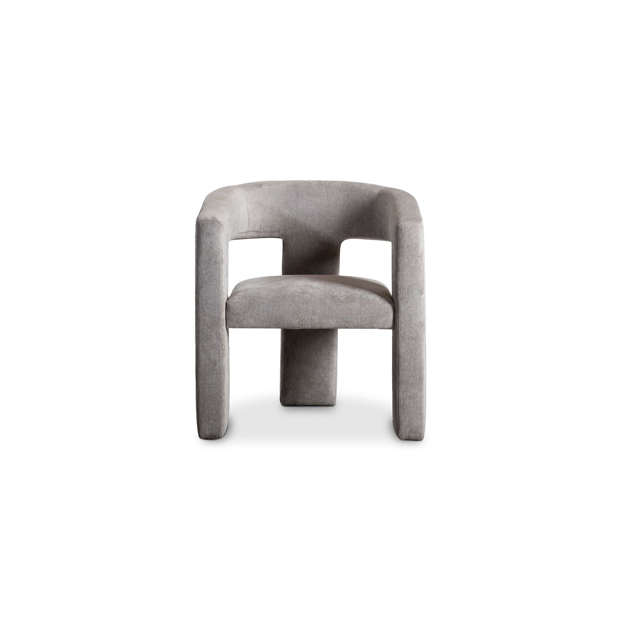 Moe’s Home Collection Elo Light Grey Chair