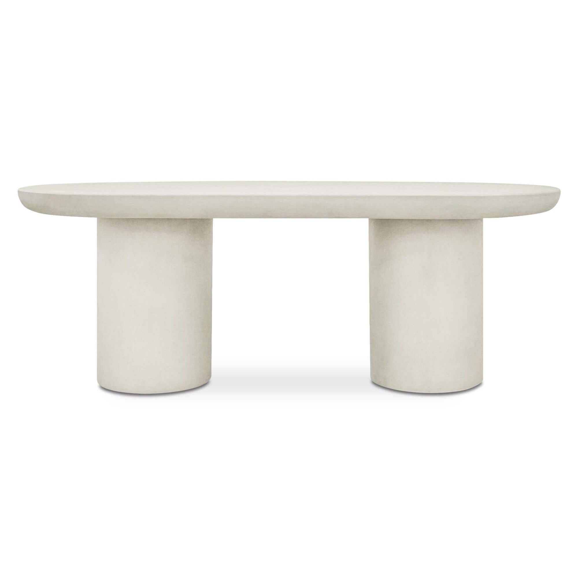 Moe's Home Rocca Dining Table Cream - Image 1