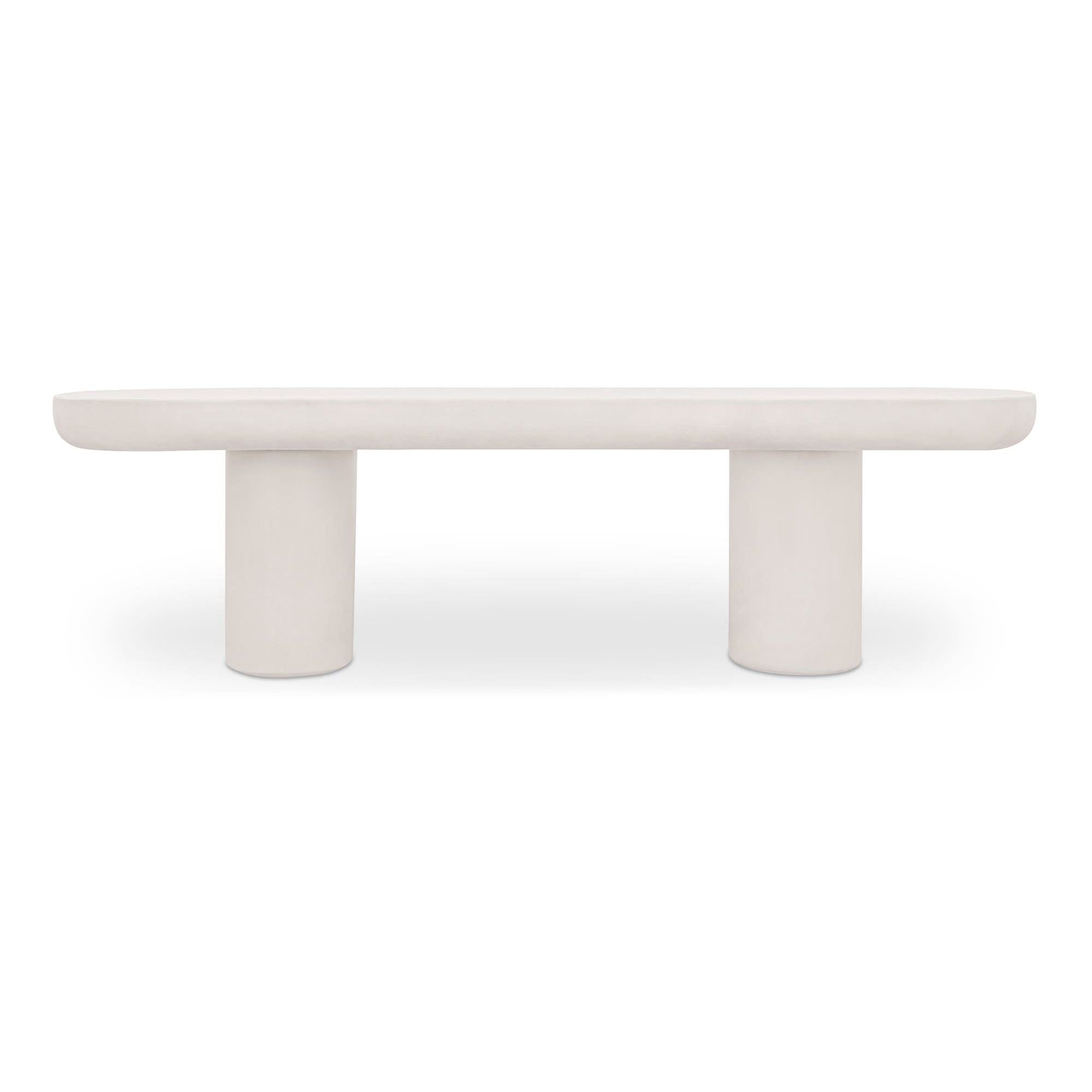Moe's Home Rocca Bench Cream - Image 1
