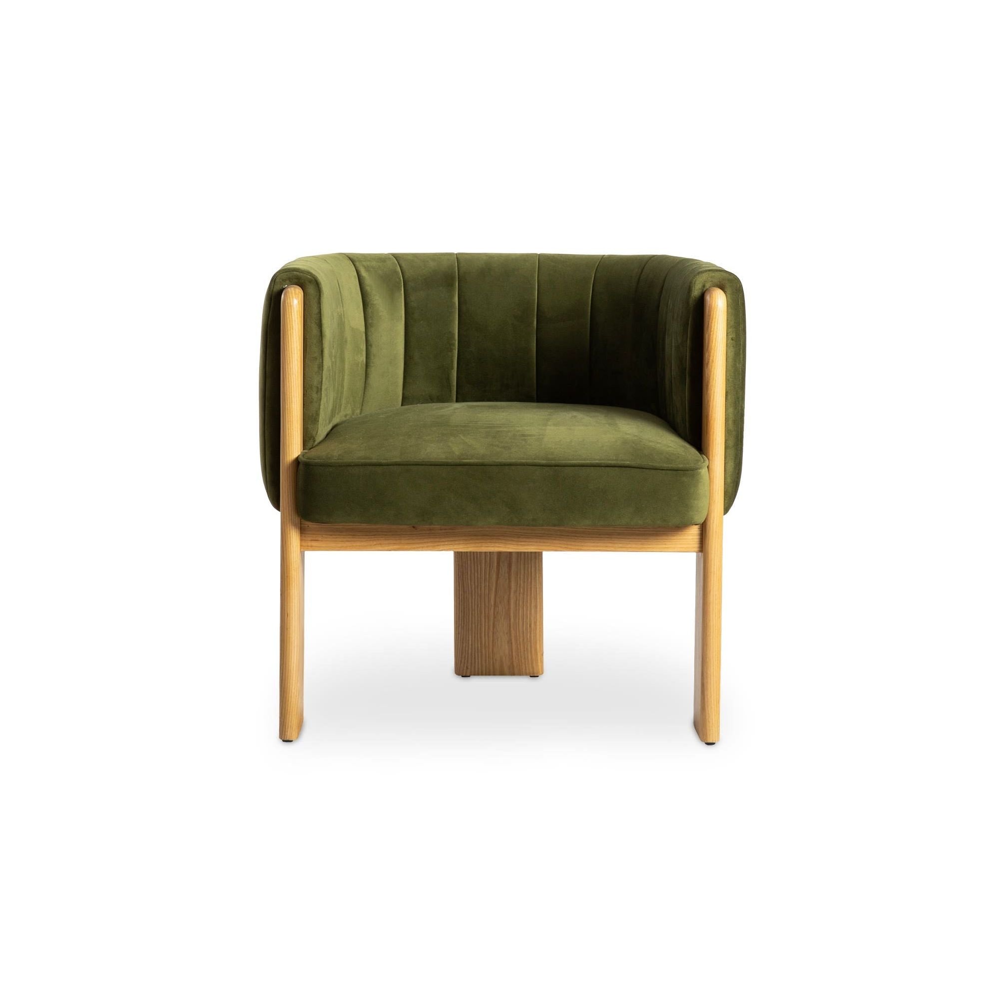 Moe's Home Collection Sofi Truly Olive Accent Chair - Image 1