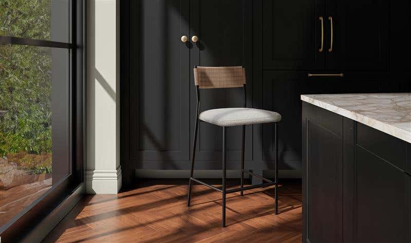 Moe's Home Foley Counter Stool White - Image 2
