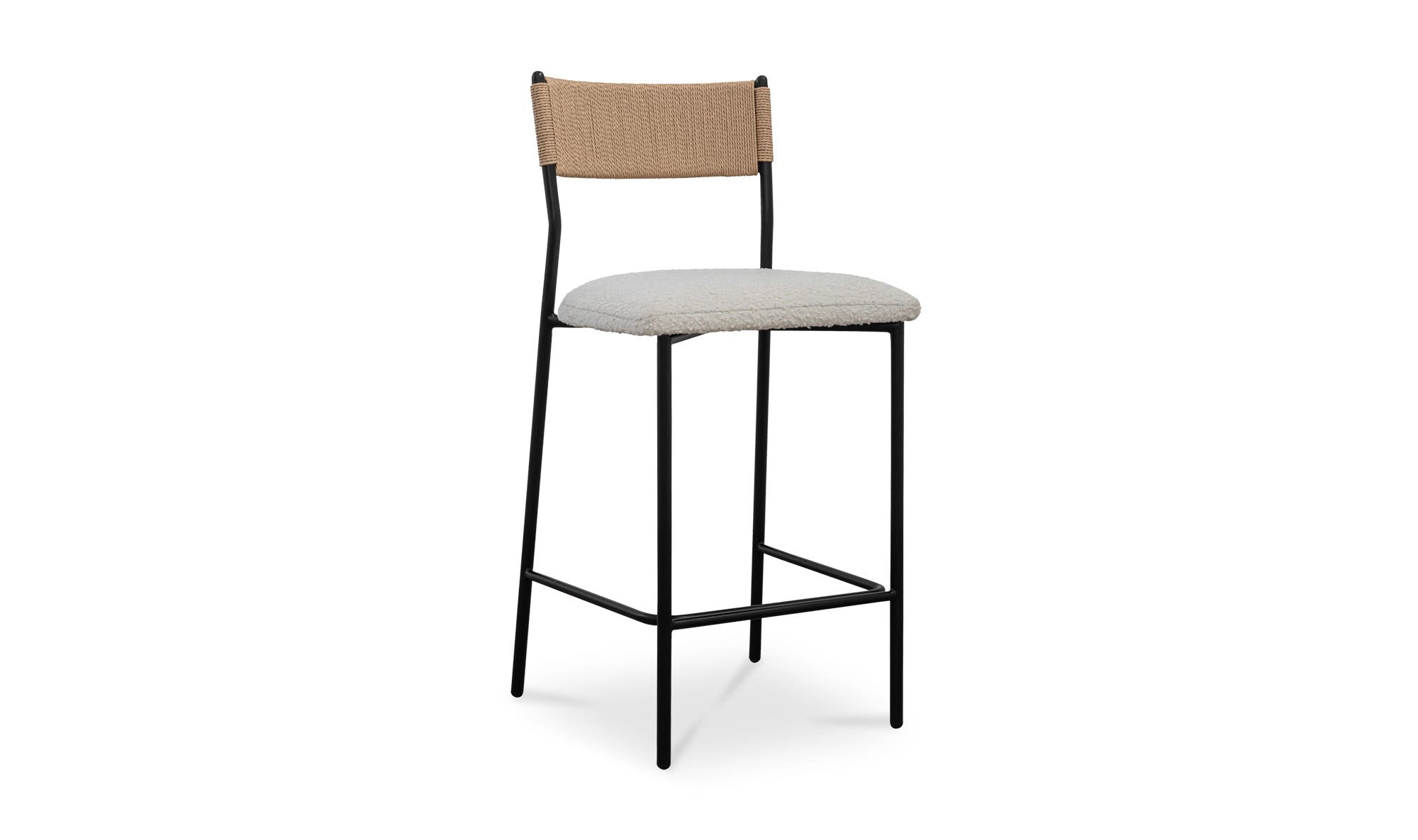 Moe's Home Foley Counter Stool White - Image 3